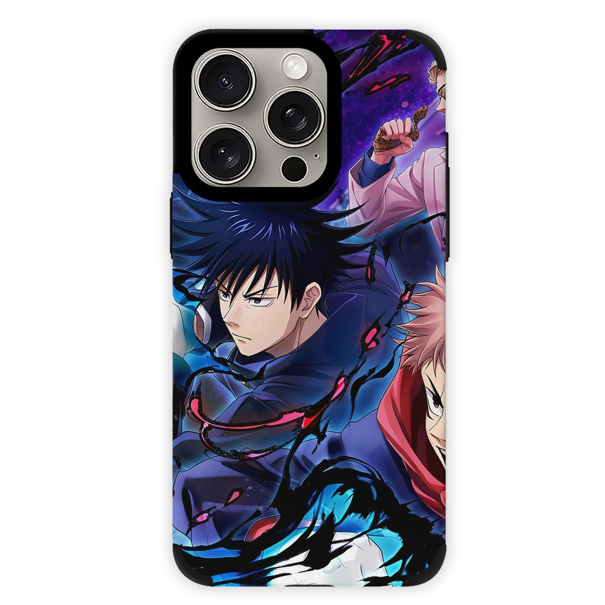 （画像用） 呪術廻戦 Jujutsu Kaisen 【iPhone15ProMax対応】 PUレザー スマホケース 耐衝撃＆黄変防止