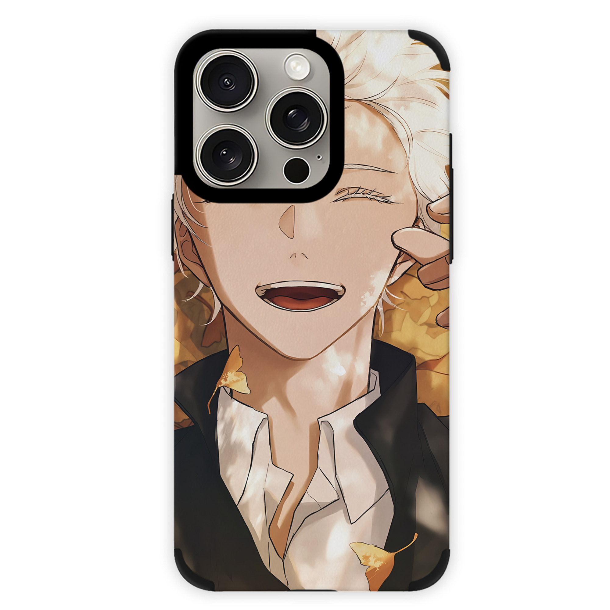 （画像用） 呪術廻戦 Jujutsu Kaisen 【iPhone15ProMax対応】 PUレザー スマホケース 耐衝撃＆黄変防止