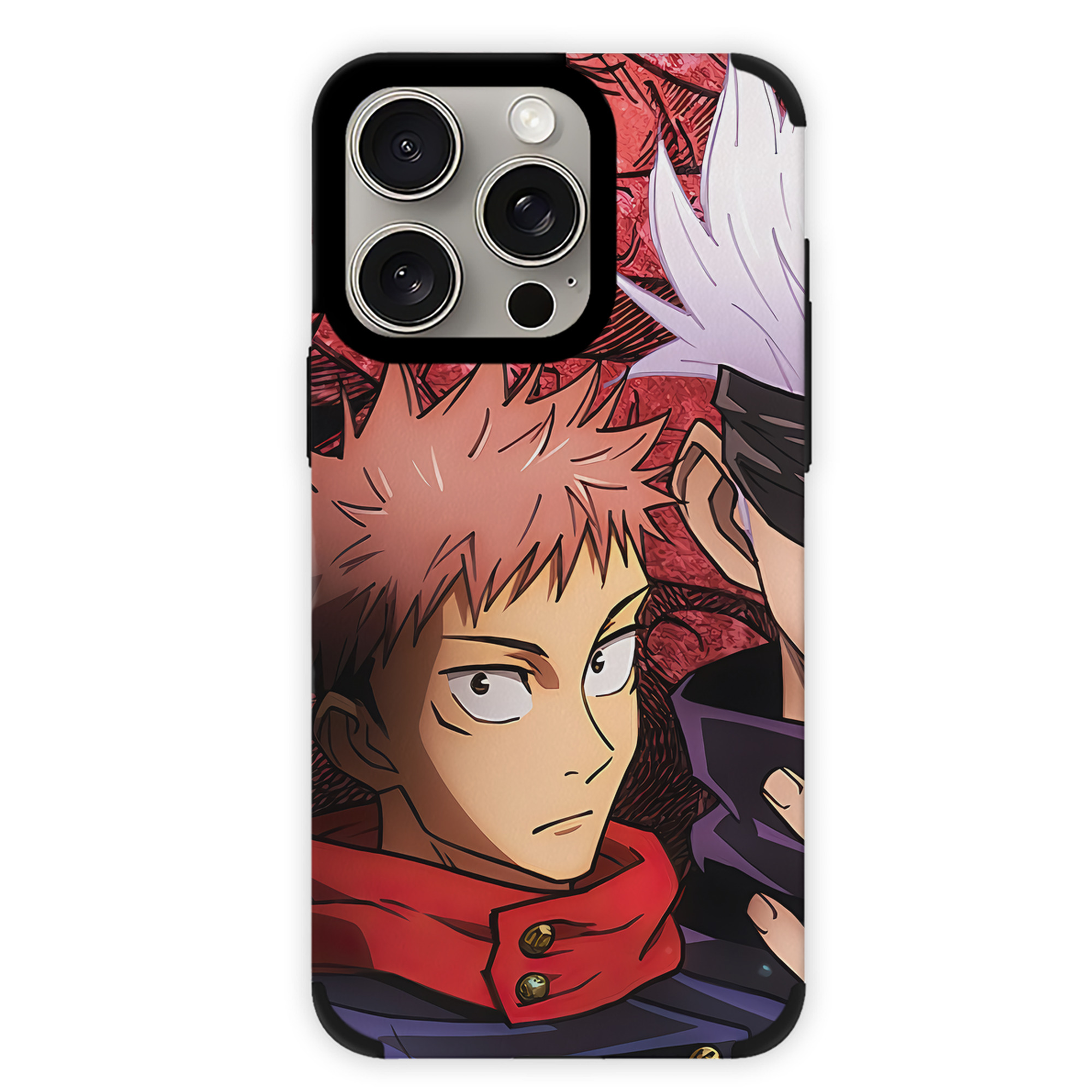 （画像用） 呪術廻戦 Jujutsu Kaisen 【iPhone15ProMax対応】 PUレザー スマホケース 耐衝撃＆黄変防止