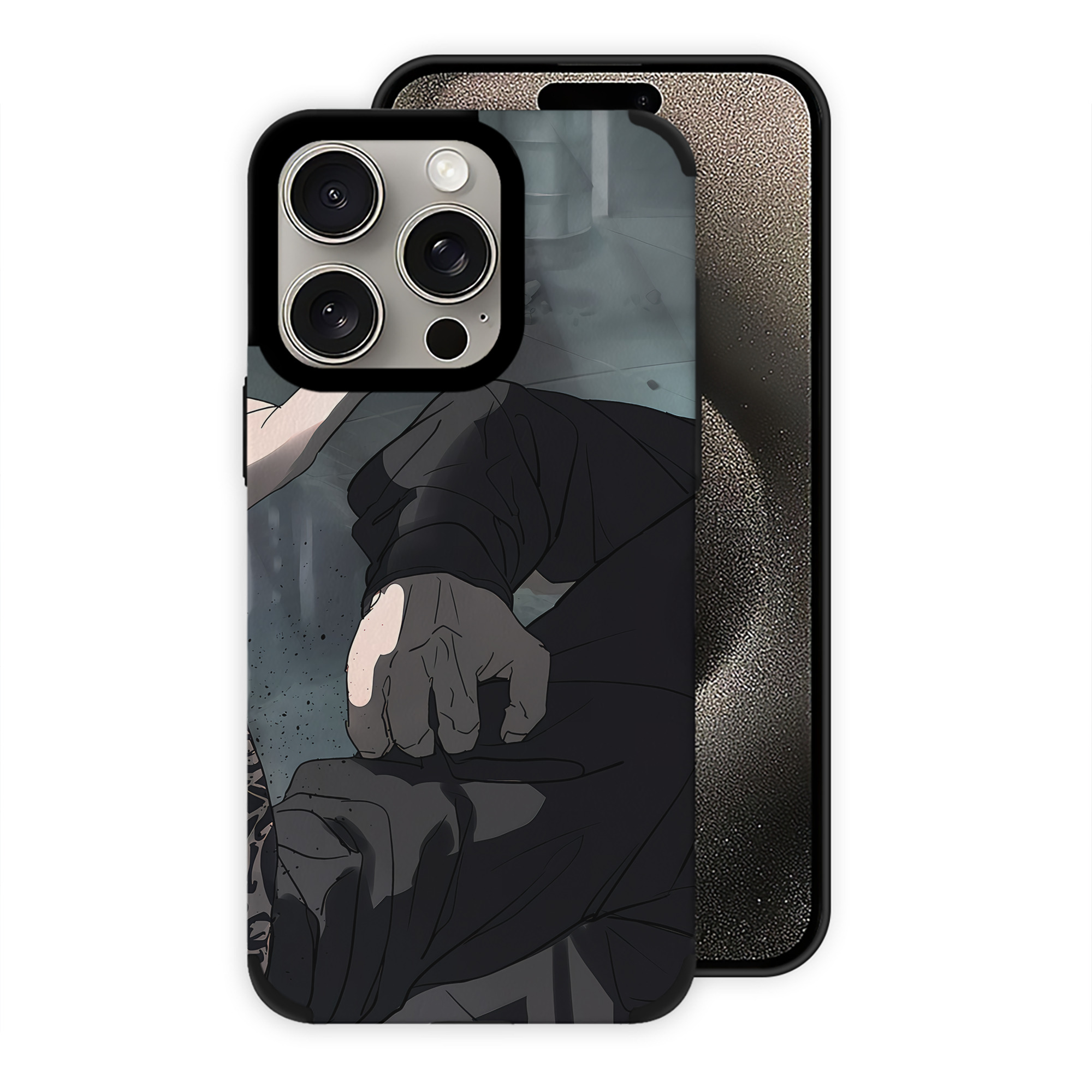 （画像用） 呪術廻戦 Jujutsu Kaisen 【iPhone15ProMax対応】 PUレザー スマホケース 耐衝撃＆黄変防止