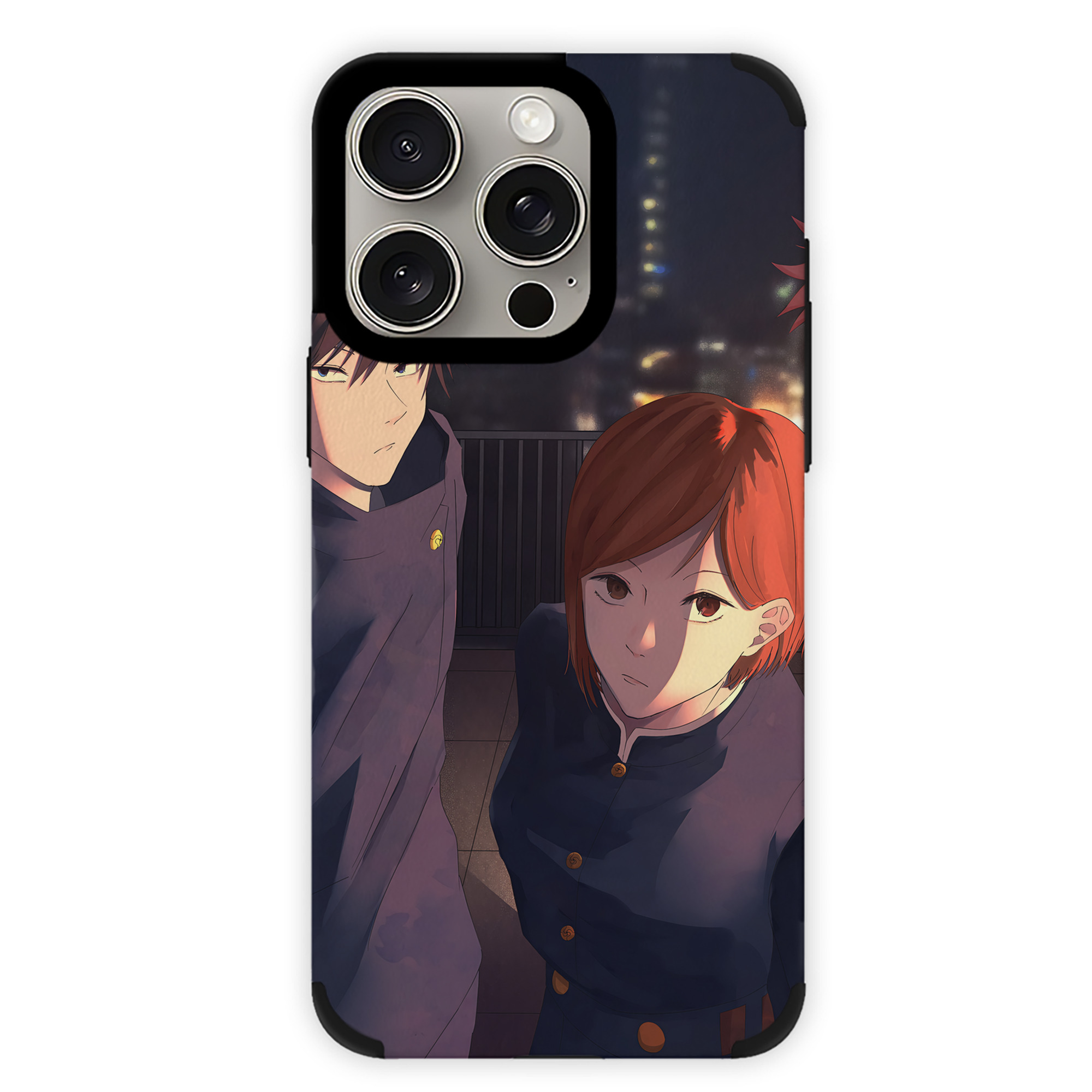 （画像用） 呪術廻戦 Jujutsu Kaisen 【iPhone15ProMax対応】 PUレザー スマホケース 耐衝撃＆黄変防止