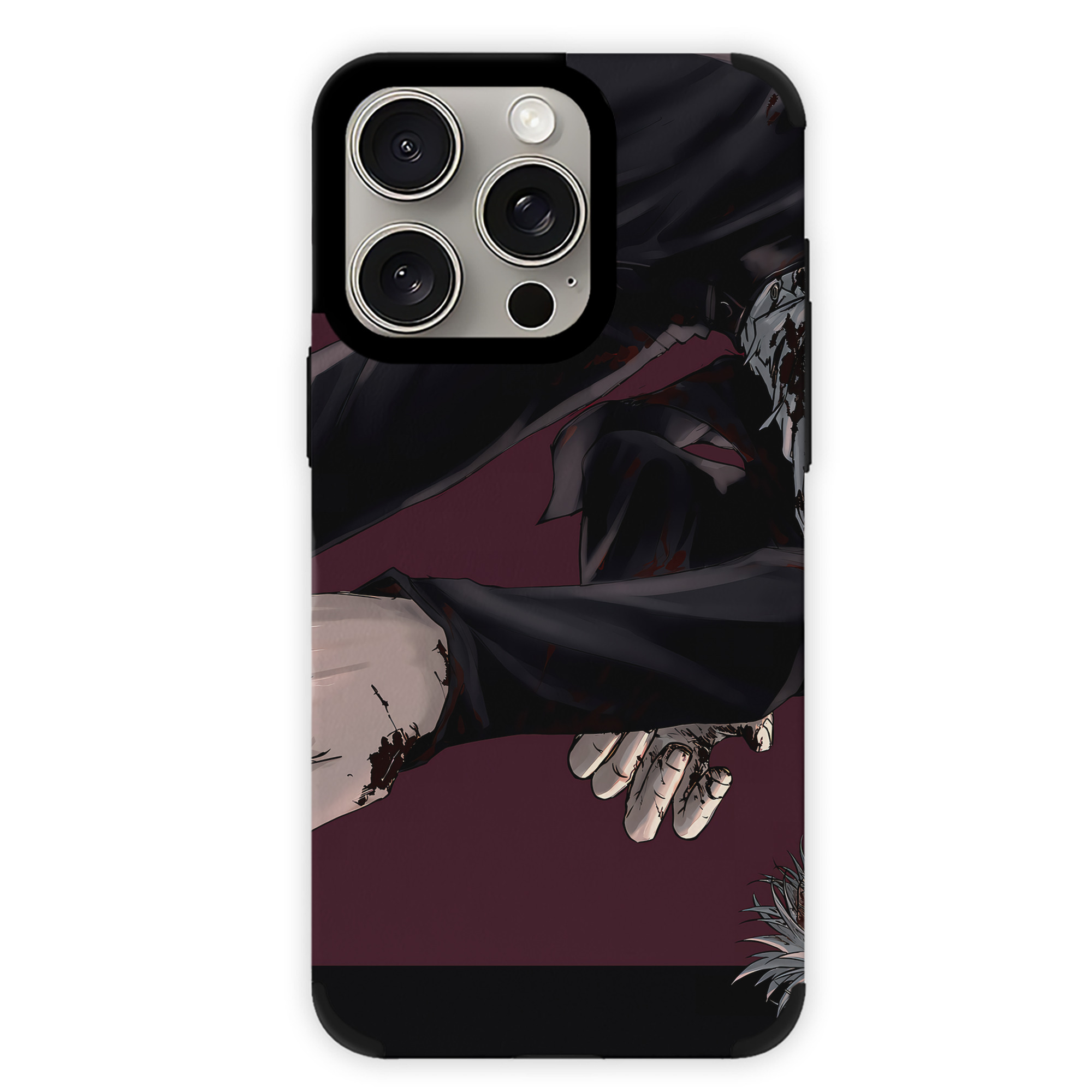 （画像用） 呪術廻戦 Jujutsu Kaisen 【iPhone15ProMax対応】 PUレザー スマホケース 耐衝撃＆黄変防止