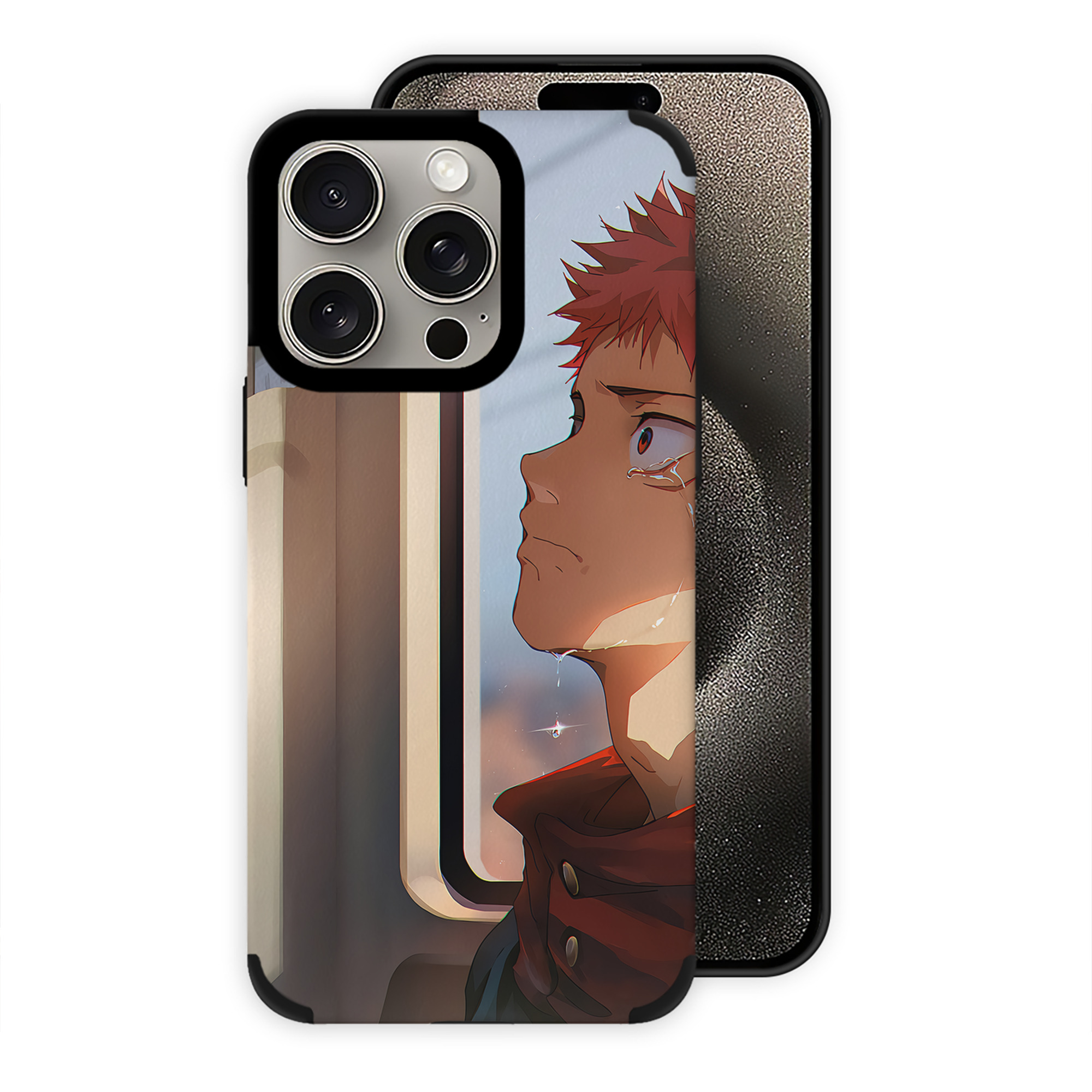 （画像用） 呪術廻戦 Jujutsu Kaisen 【iPhone15ProMax対応】 PUレザー スマホケース 耐衝撃＆黄変防止