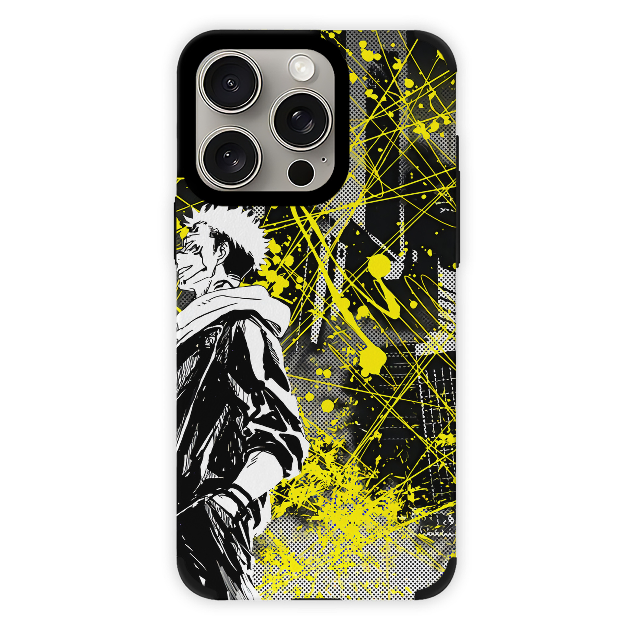 （画像用） 呪術廻戦 Jujutsu Kaisen 【iPhone15ProMax対応】 PUレザー スマホケース 耐衝撃＆黄変防止