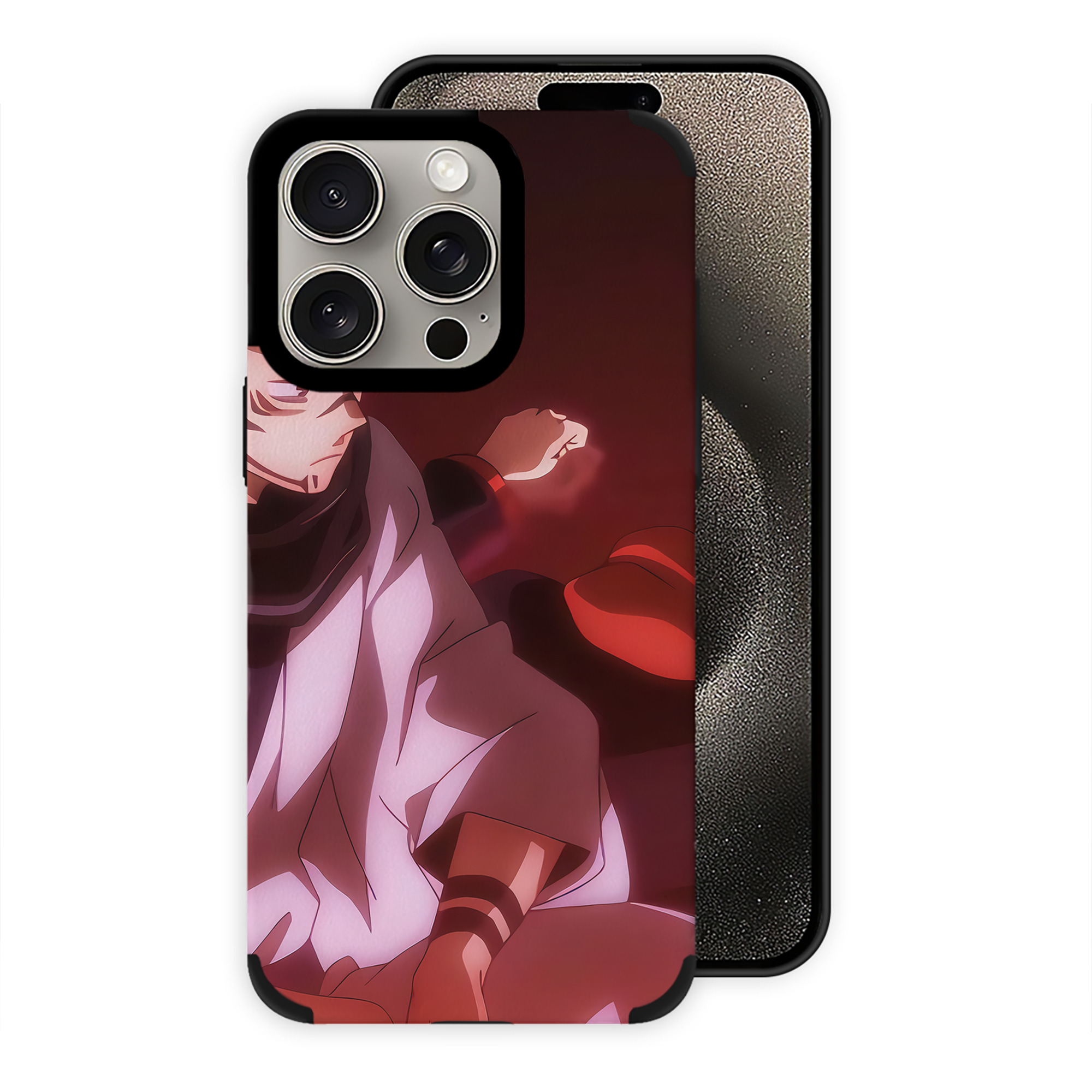 （画像用） 呪術廻戦 Jujutsu Kaisen 【iPhone15ProMax対応】 PUレザー スマホケース 耐衝撃＆黄変防止