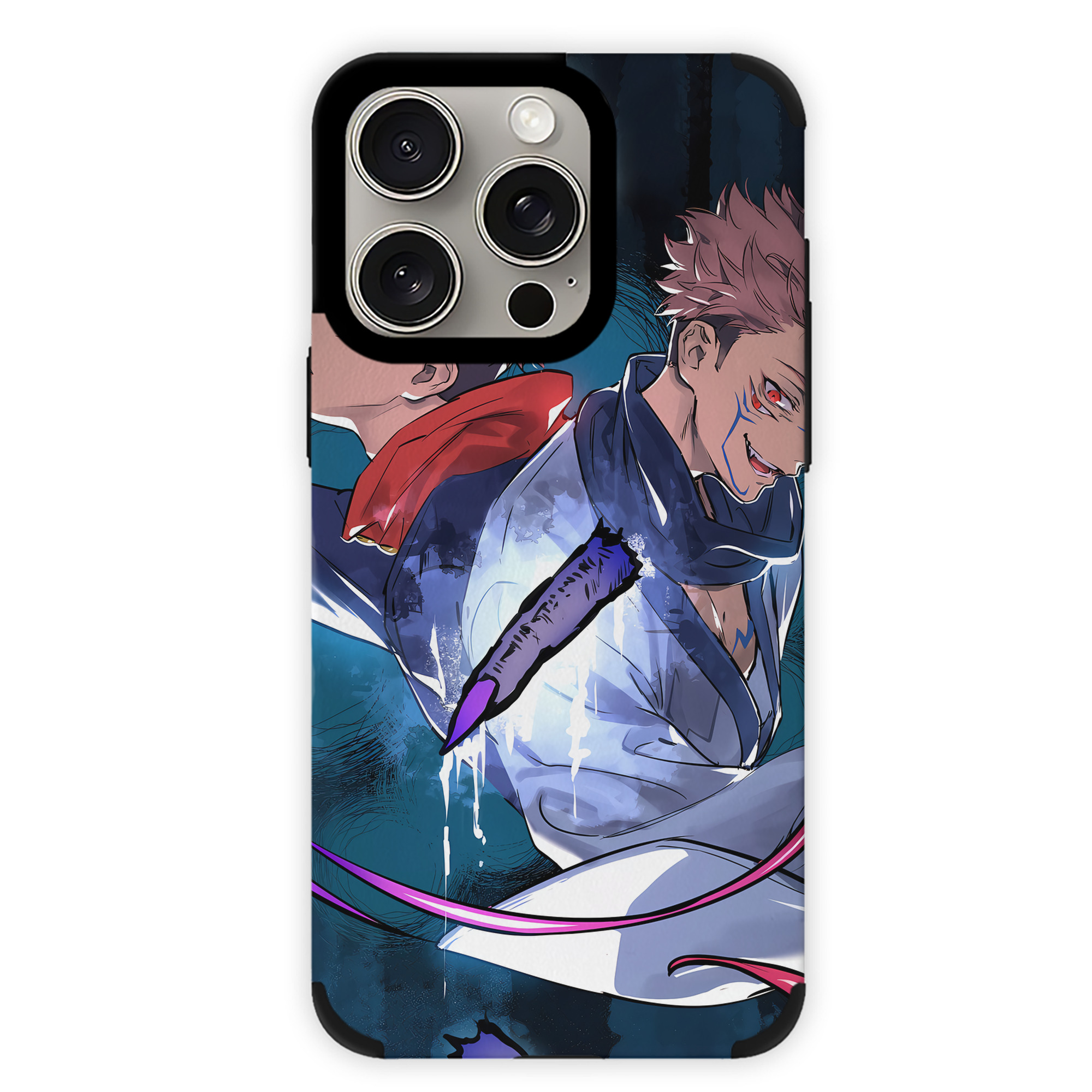 （画像用） 呪術廻戦 Jujutsu Kaisen 【iPhone15ProMax対応】 PUレザー スマホケース 耐衝撃＆黄変防止