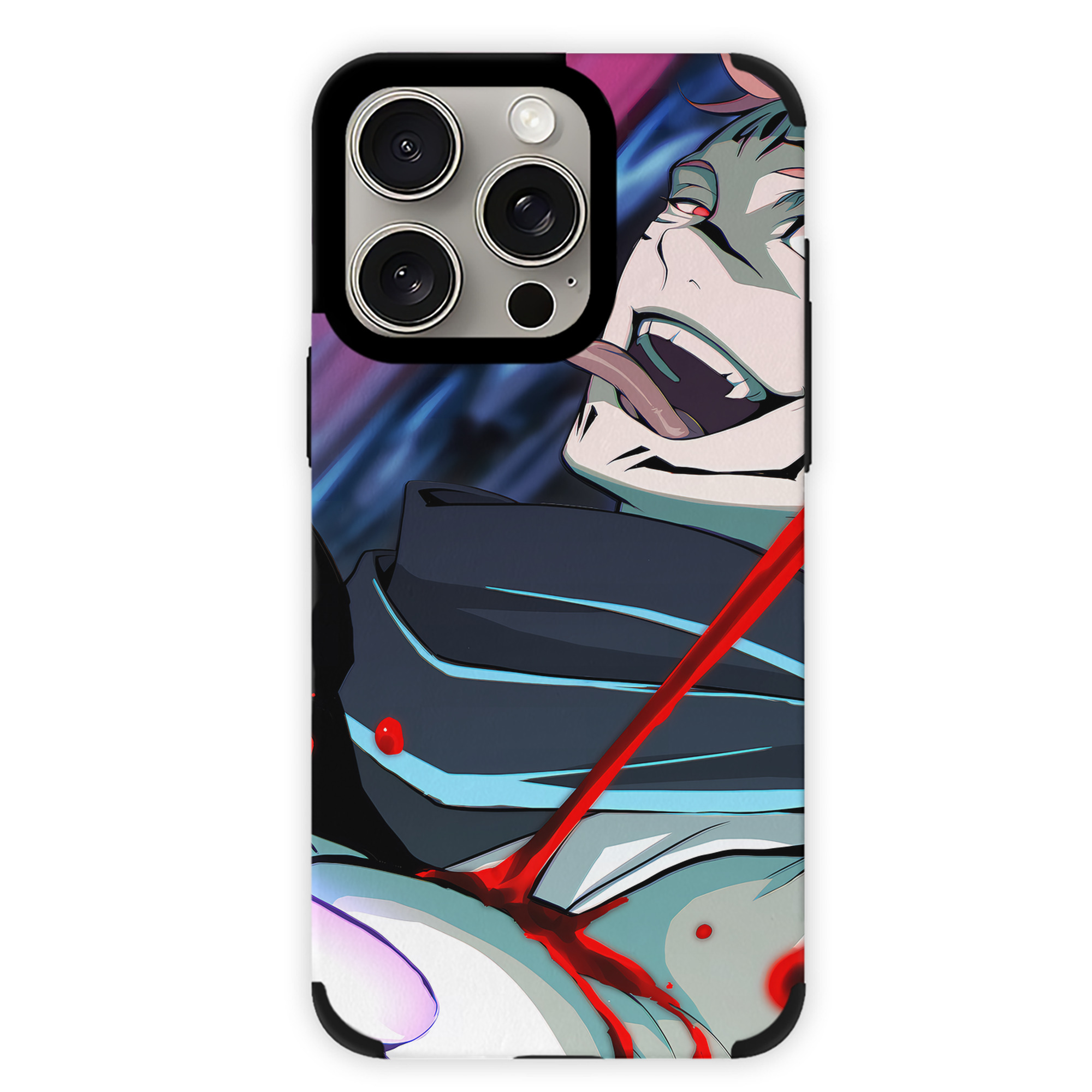 （画像用） 呪術廻戦 Jujutsu Kaisen 【iPhone15ProMax対応】 PUレザー スマホケース 耐衝撃＆黄変防止