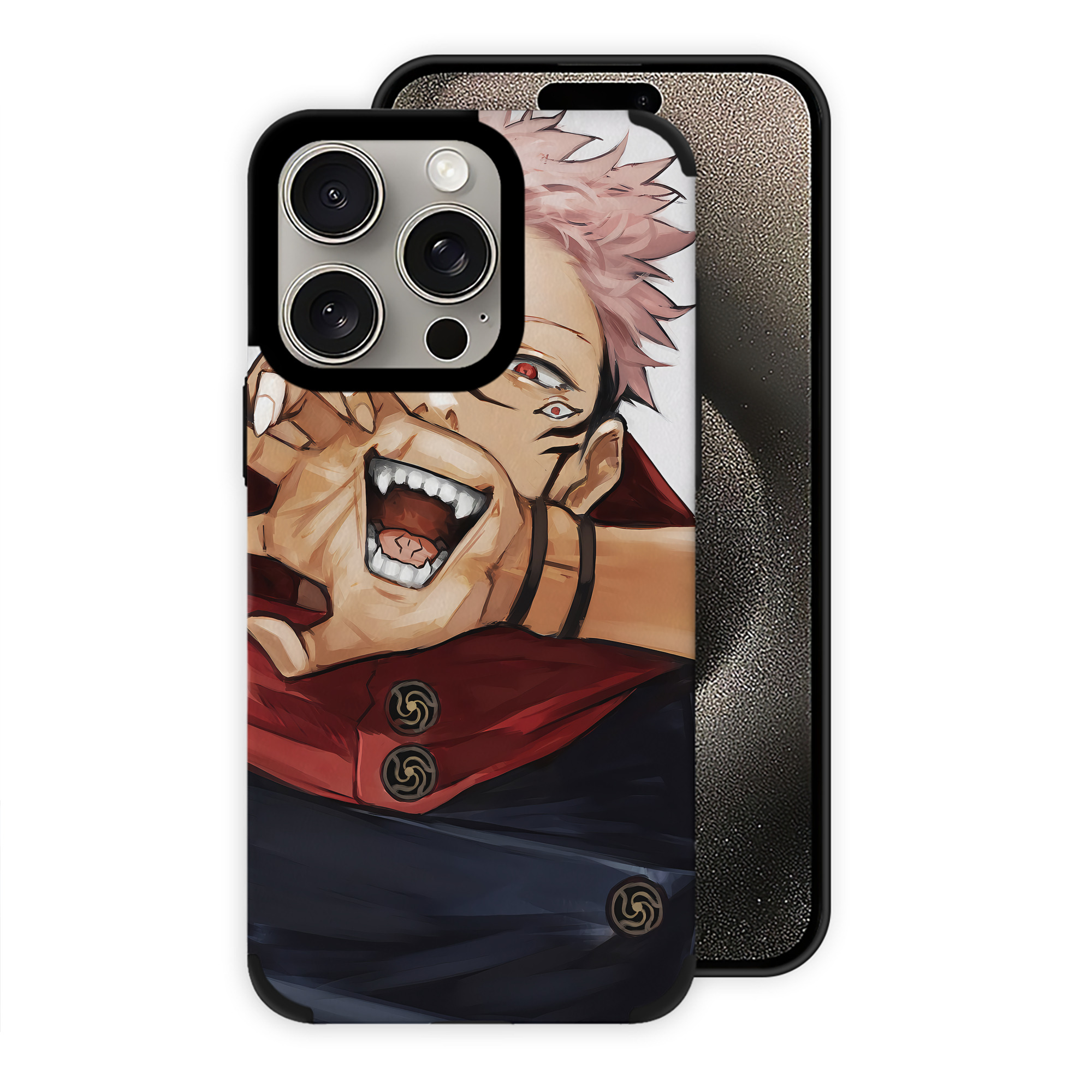 （画像用） 呪術廻戦 Jujutsu Kaisen 【iPhone15ProMax対応】 PUレザー スマホケース 耐衝撃＆黄変防止