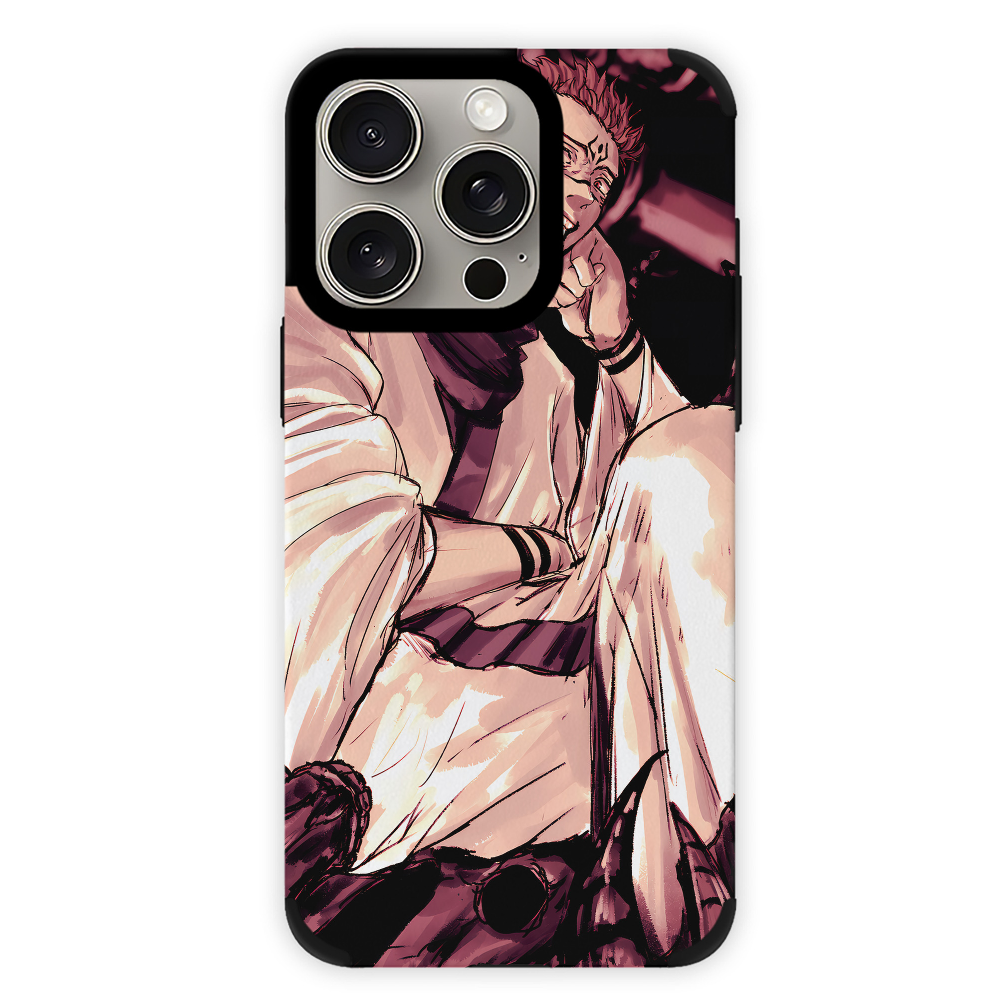 （画像用） 呪術廻戦 Jujutsu Kaisen 【iPhone15ProMax対応】 PUレザー スマホケース 耐衝撃＆黄変防止