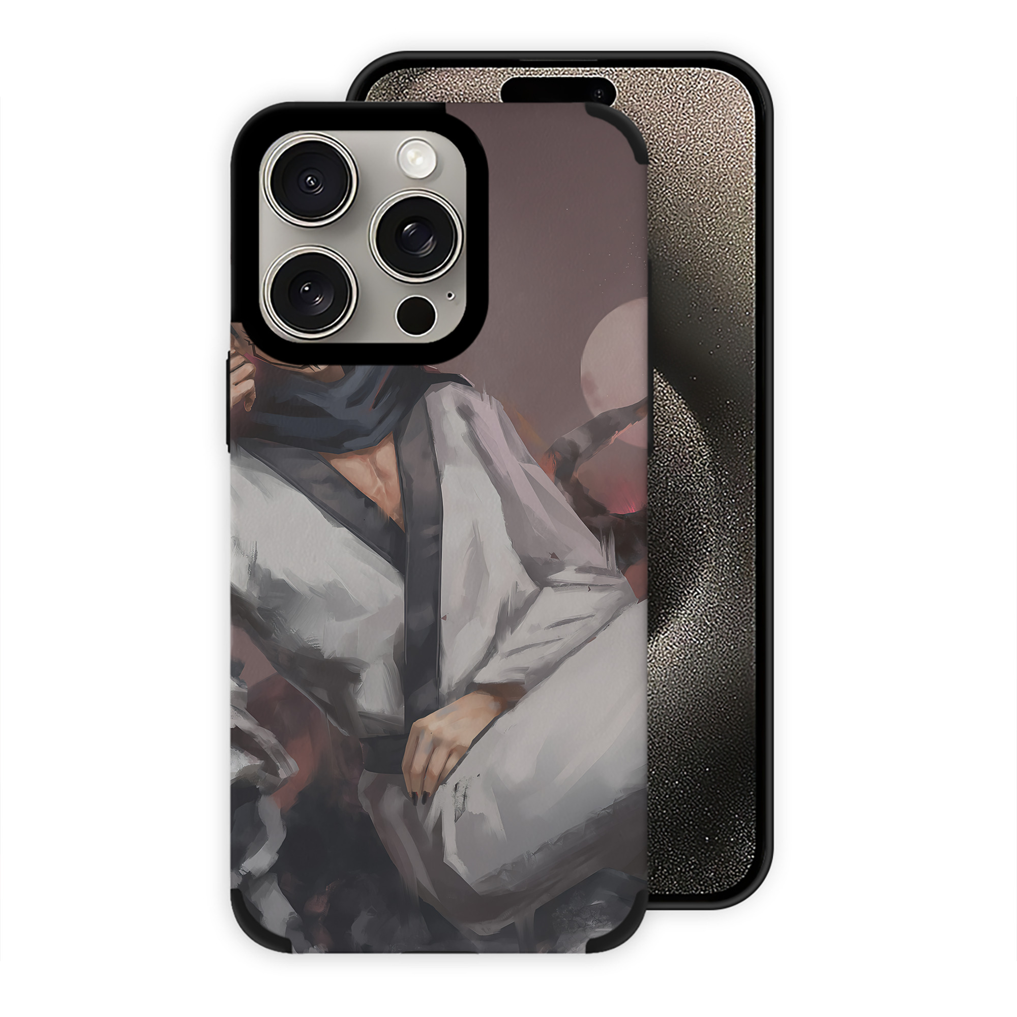 （画像用） 呪術廻戦 Jujutsu Kaisen 【iPhone15ProMax対応】 PUレザー スマホケース 耐衝撃＆黄変防止