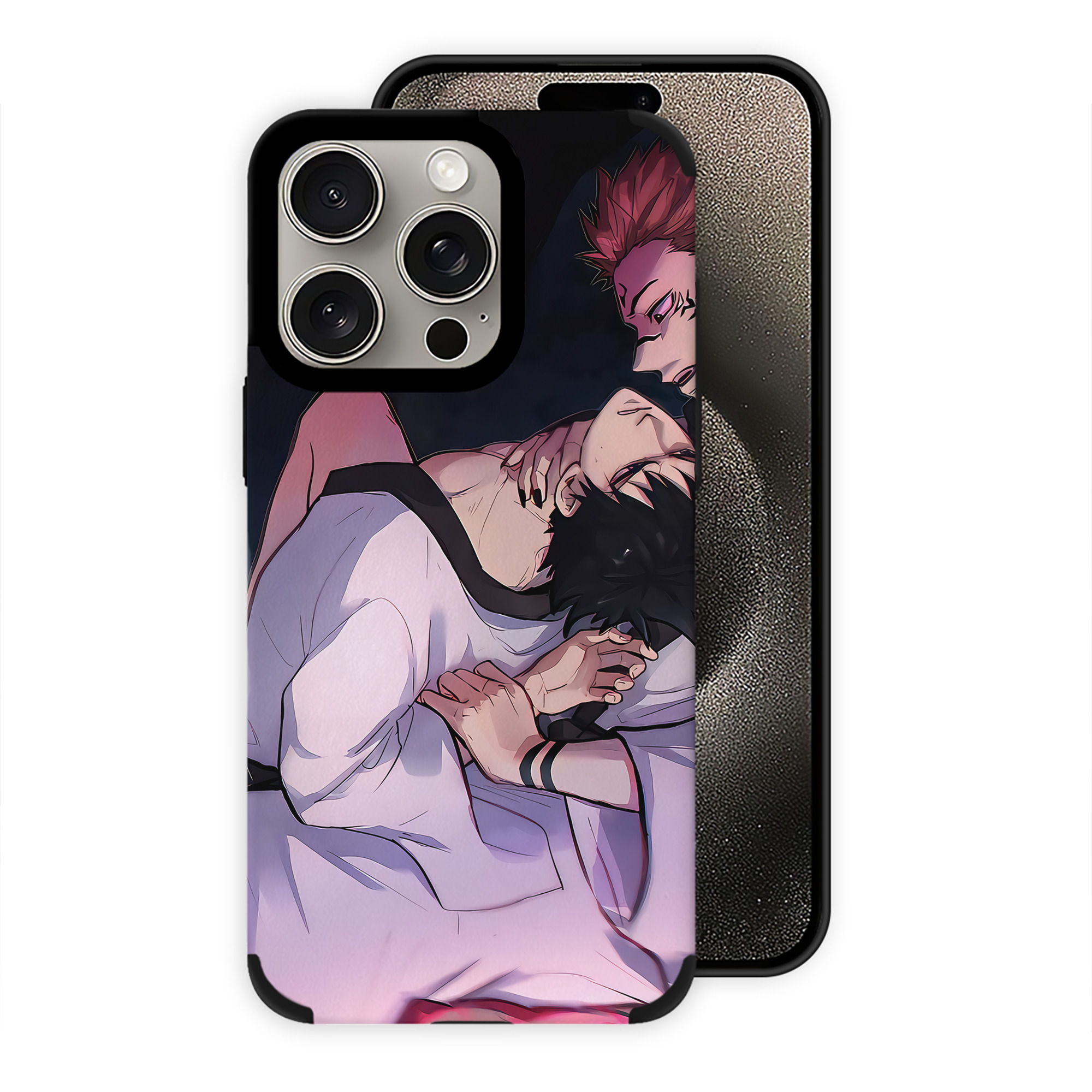 （画像用） 呪術廻戦 Jujutsu Kaisen 【iPhone15ProMax対応】 PUレザー スマホケース 耐衝撃＆黄変防止