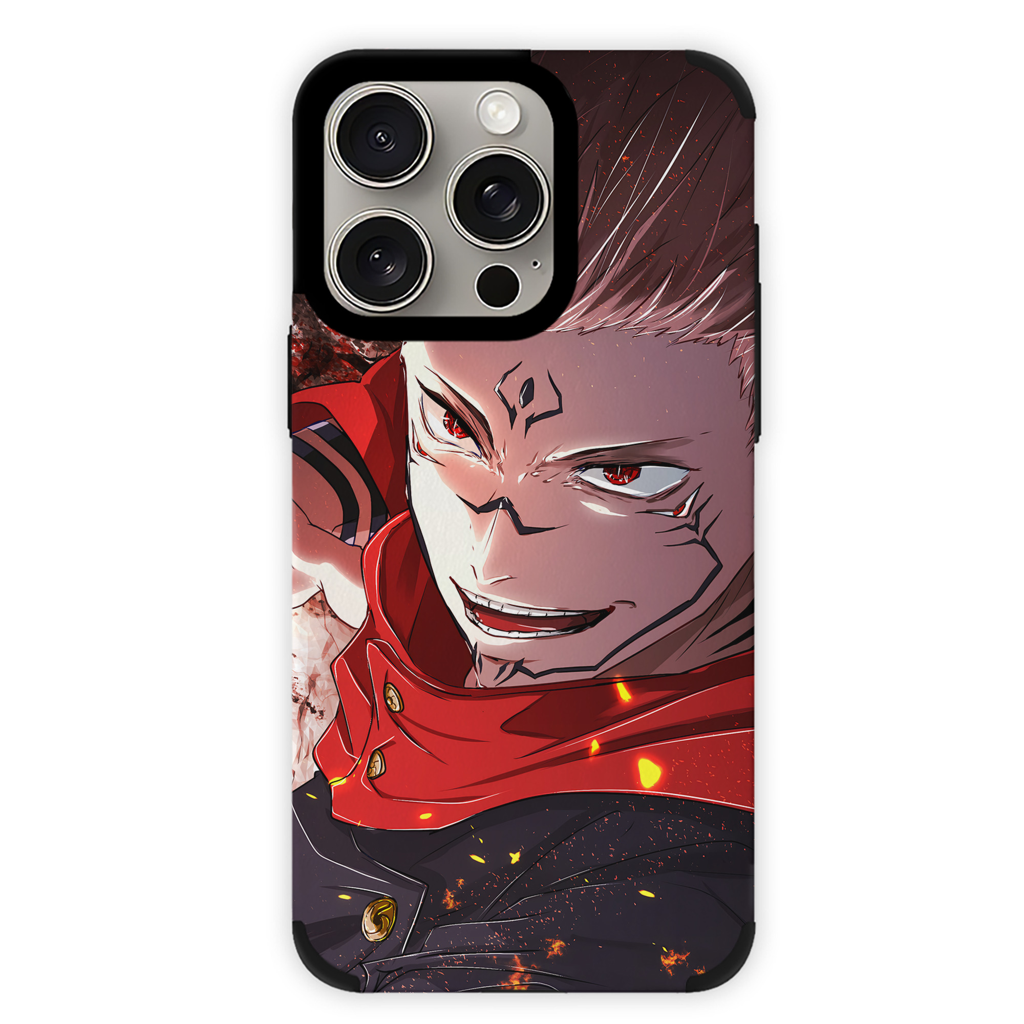 （画像用） 呪術廻戦 Jujutsu Kaisen 【iPhone15ProMax対応】 PUレザー スマホケース 耐衝撃＆黄変防止