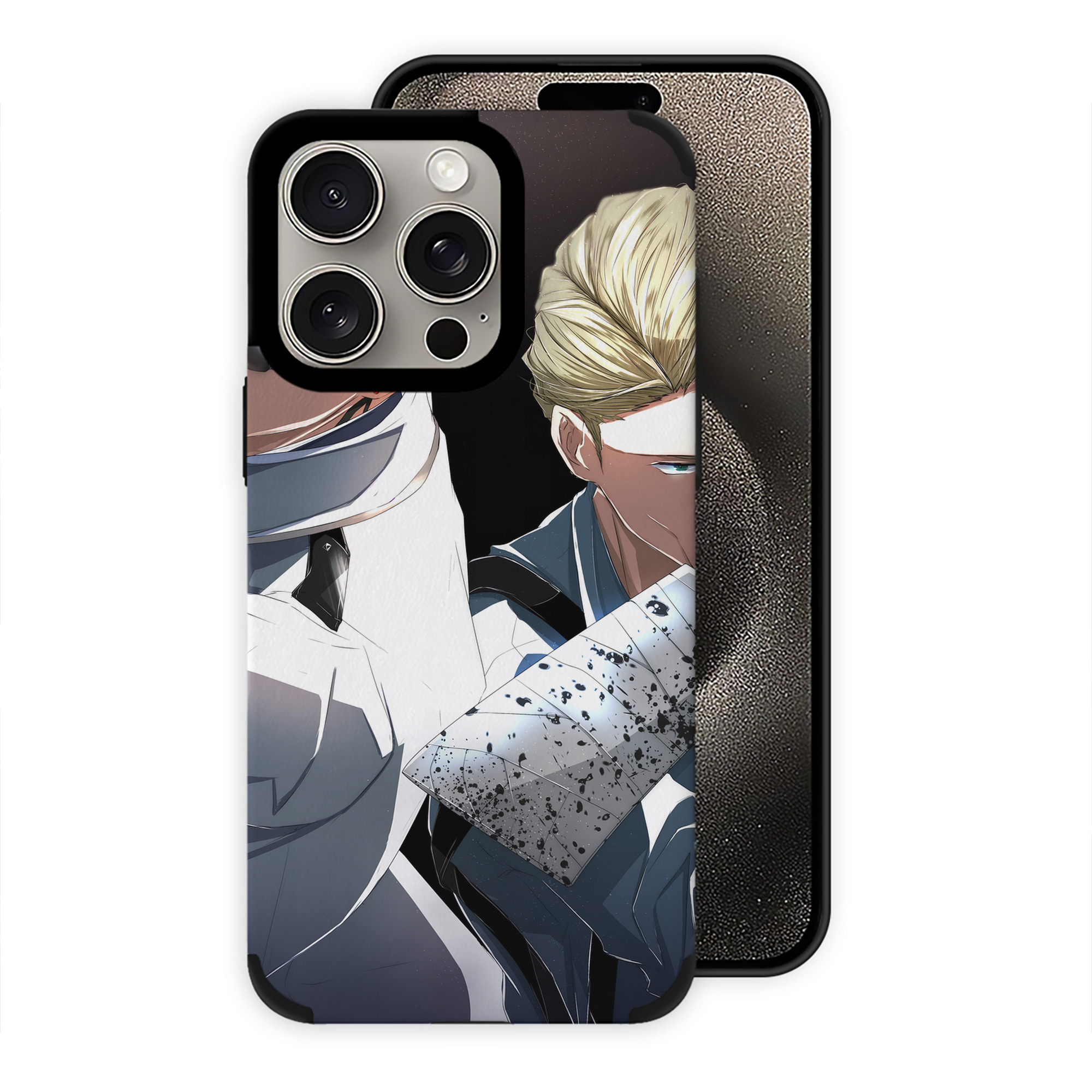 （画像用） 呪術廻戦 Jujutsu Kaisen 【iPhone15ProMax対応】 PUレザー スマホケース 耐衝撃＆黄変防止