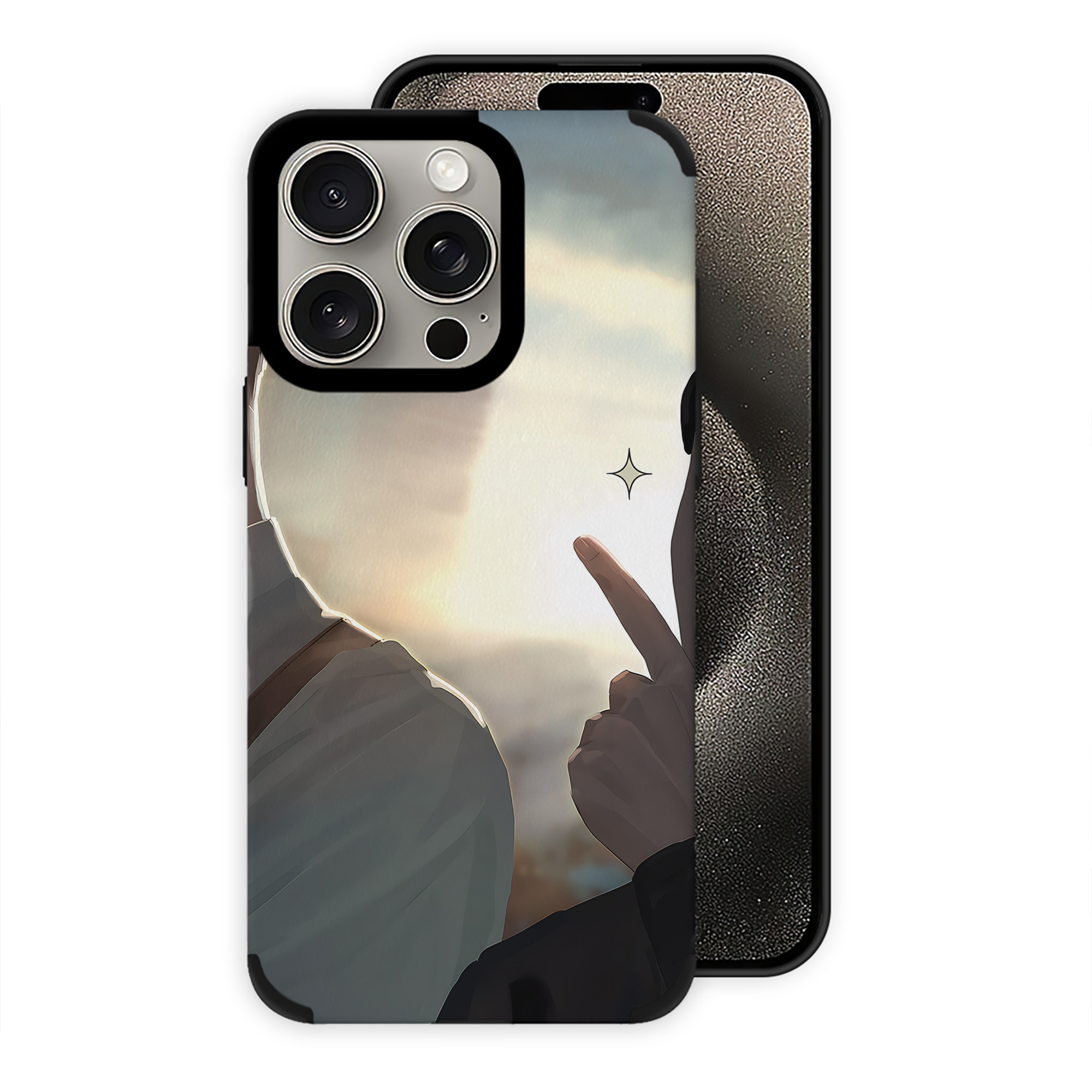 （画像用） 呪術廻戦 Jujutsu Kaisen 【iPhone15ProMax対応】 PUレザー スマホケース 耐衝撃＆黄変防止