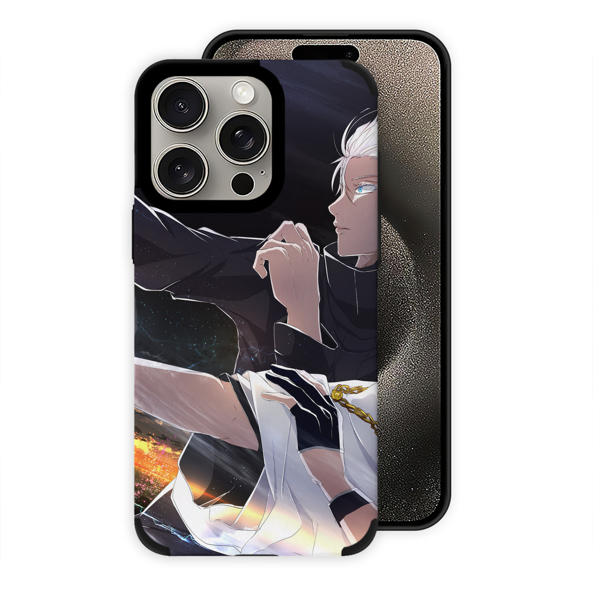 （画像用） 呪術廻戦 Jujutsu Kaisen 【iPhone15ProMax対応】 PUレザー スマホケース 耐衝撃＆黄変防止