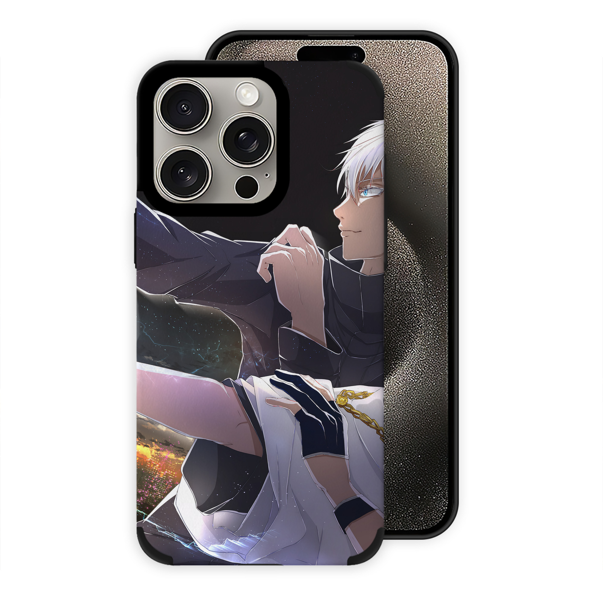 （画像用） 呪術廻戦 Jujutsu Kaisen 【iPhone15ProMax対応】 PUレザー スマホケース 耐衝撃＆黄変防止