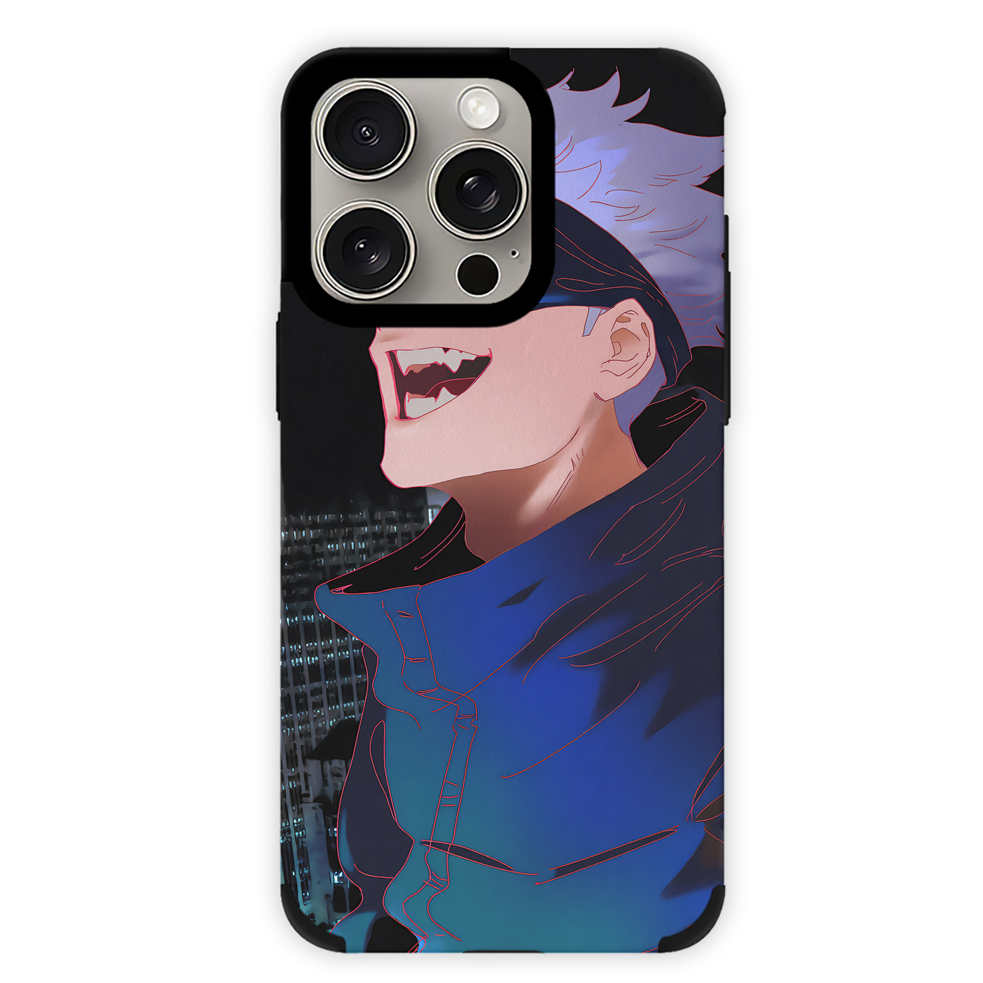 （画像用） 呪術廻戦 Jujutsu Kaisen 【iPhone15ProMax対応】 PUレザー スマホケース 耐衝撃＆黄変防止