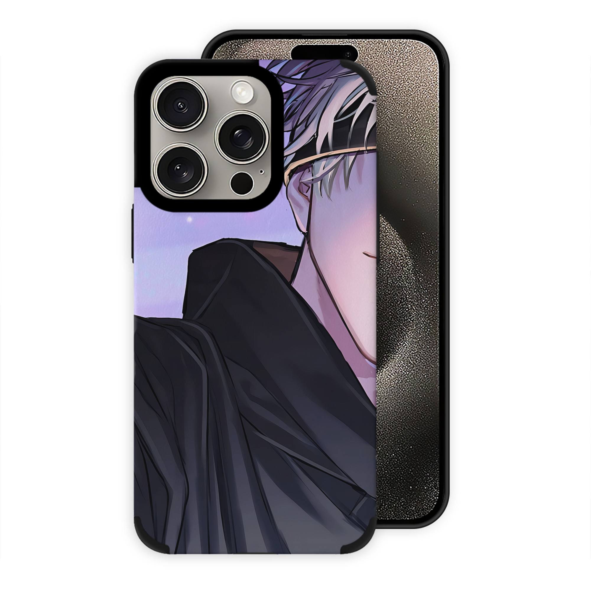 （画像用） 呪術廻戦 Jujutsu Kaisen 【iPhone15ProMax対応】 PUレザー スマホケース 耐衝撃＆黄変防止