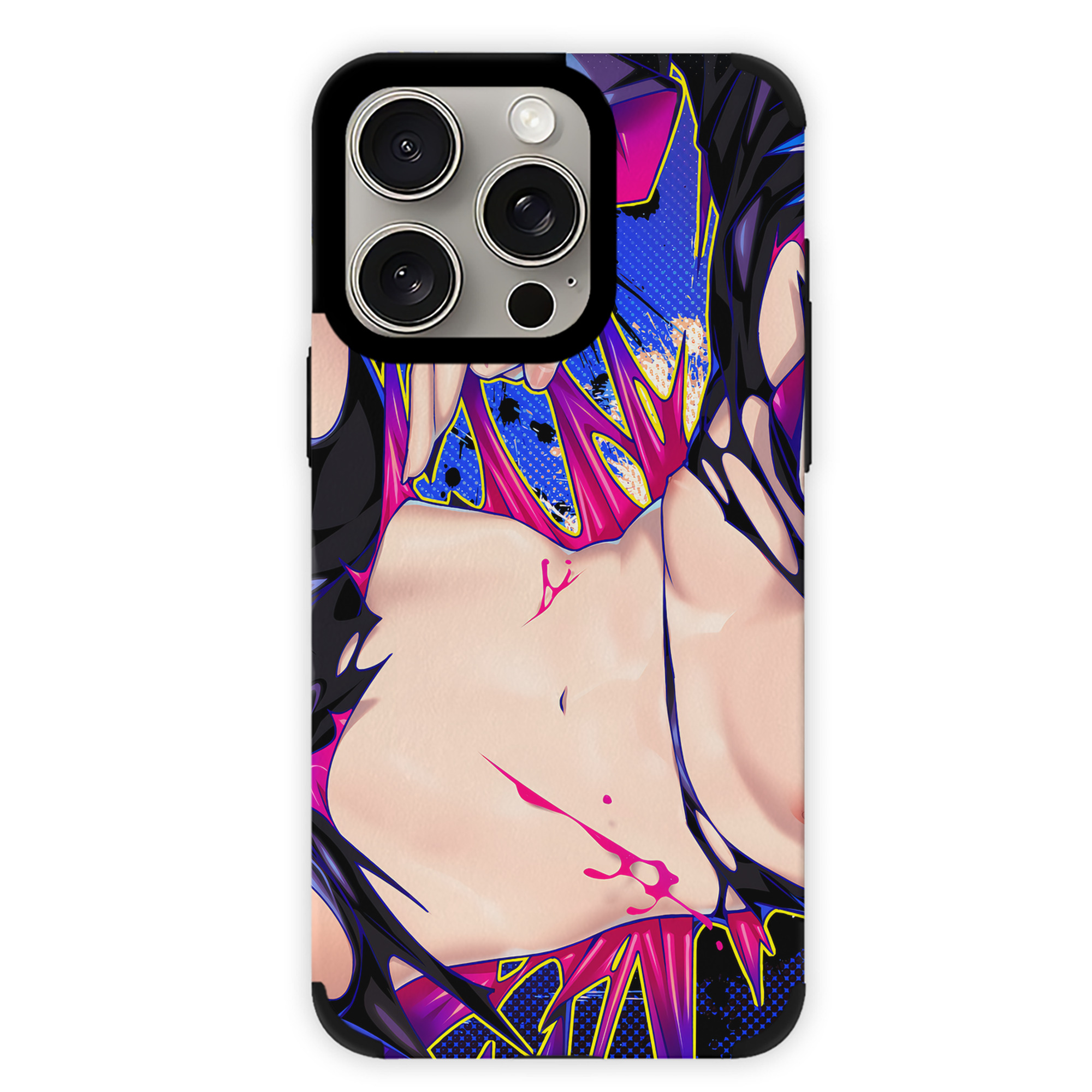（画像用） 呪術廻戦 Jujutsu Kaisen 【iPhone15ProMax対応】 PUレザー スマホケース 耐衝撃＆黄変防止