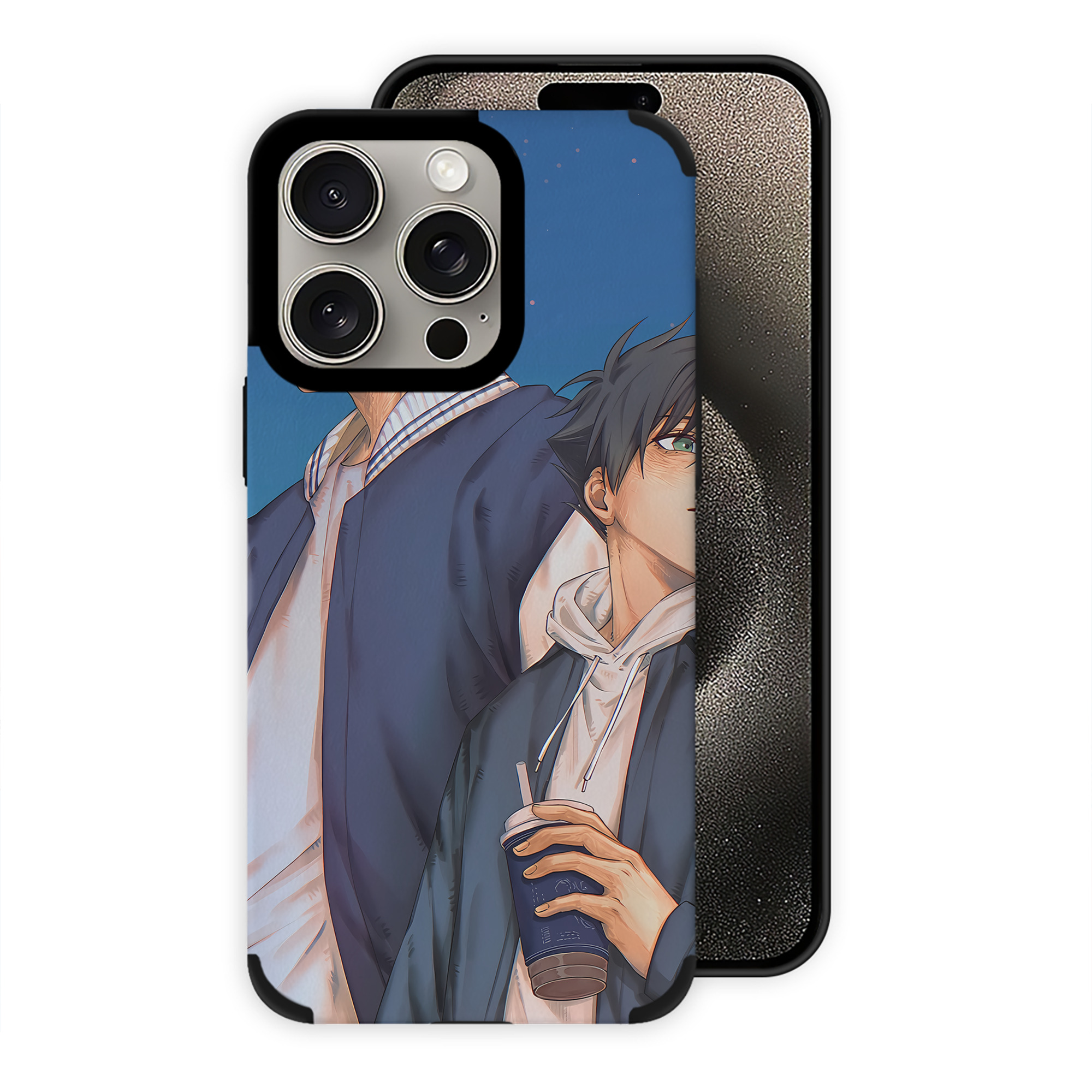 （画像用） 呪術廻戦 Jujutsu Kaisen 【iPhone15ProMax対応】 PUレザー スマホケース 耐衝撃＆黄変防止