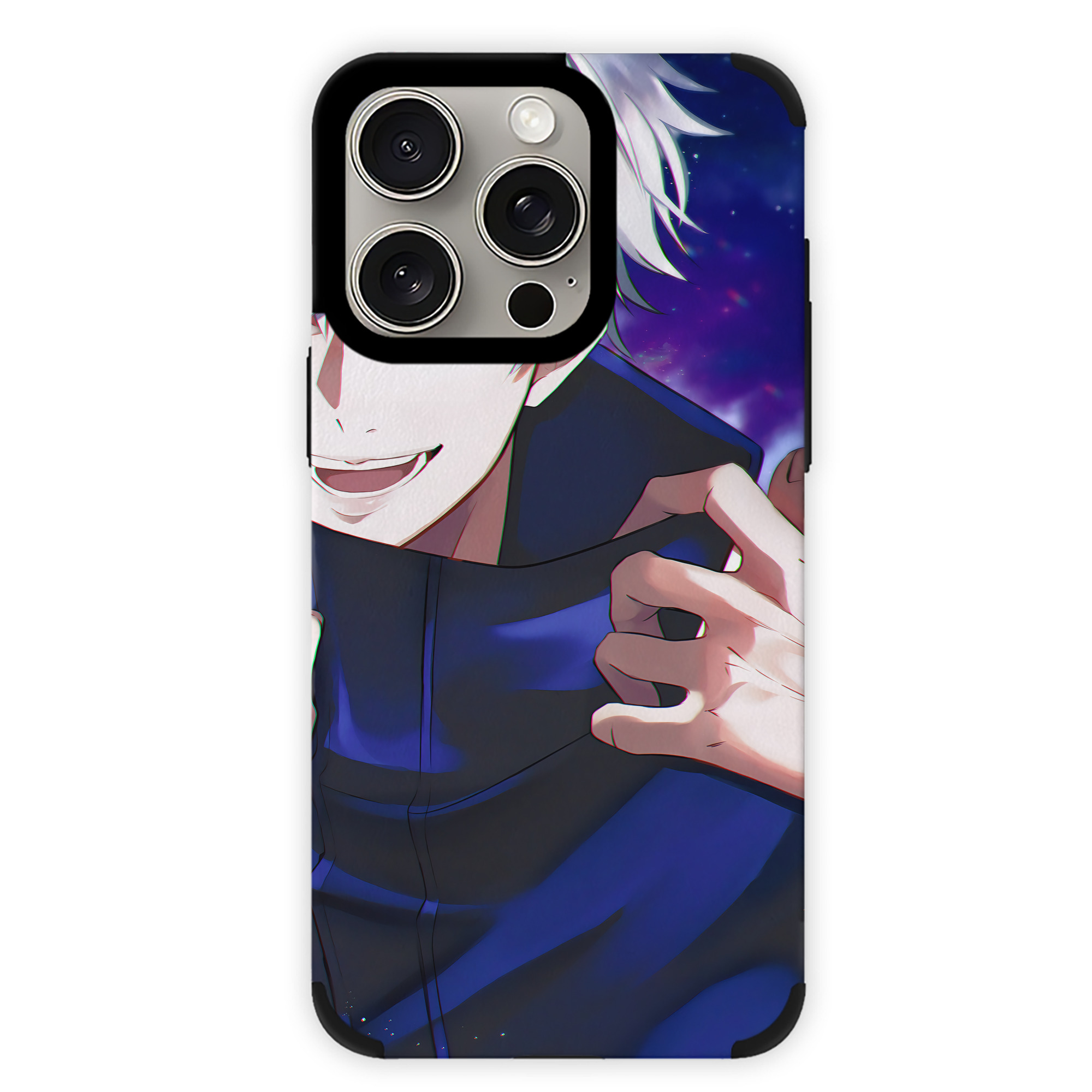 （画像用） 呪術廻戦 Jujutsu Kaisen 【iPhone15ProMax対応】 PUレザー スマホケース 耐衝撃＆黄変防止