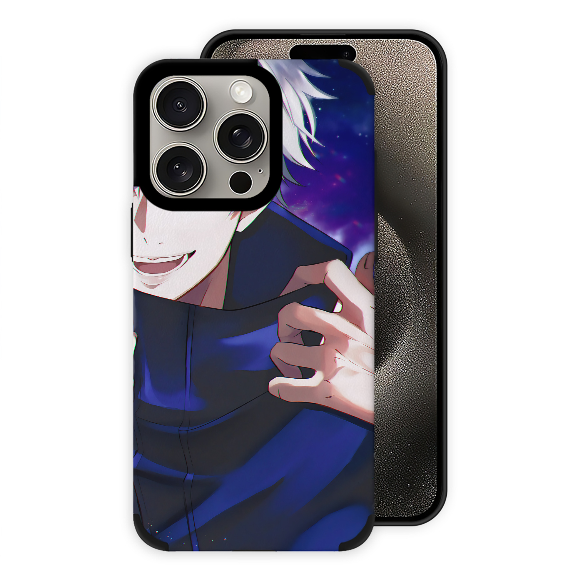 （画像用） 呪術廻戦 Jujutsu Kaisen 【iPhone15ProMax対応】 PUレザー スマホケース 耐衝撃＆黄変防止