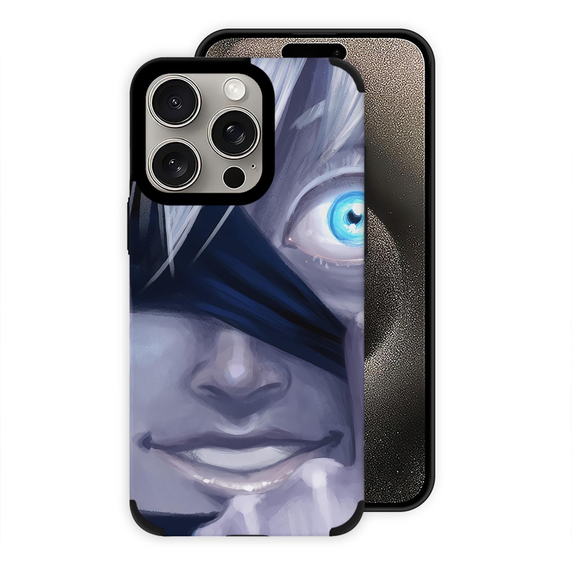 （画像用） 呪術廻戦 Jujutsu Kaisen 【iPhone15ProMax対応】 PUレザー スマホケース 耐衝撃＆黄変防止