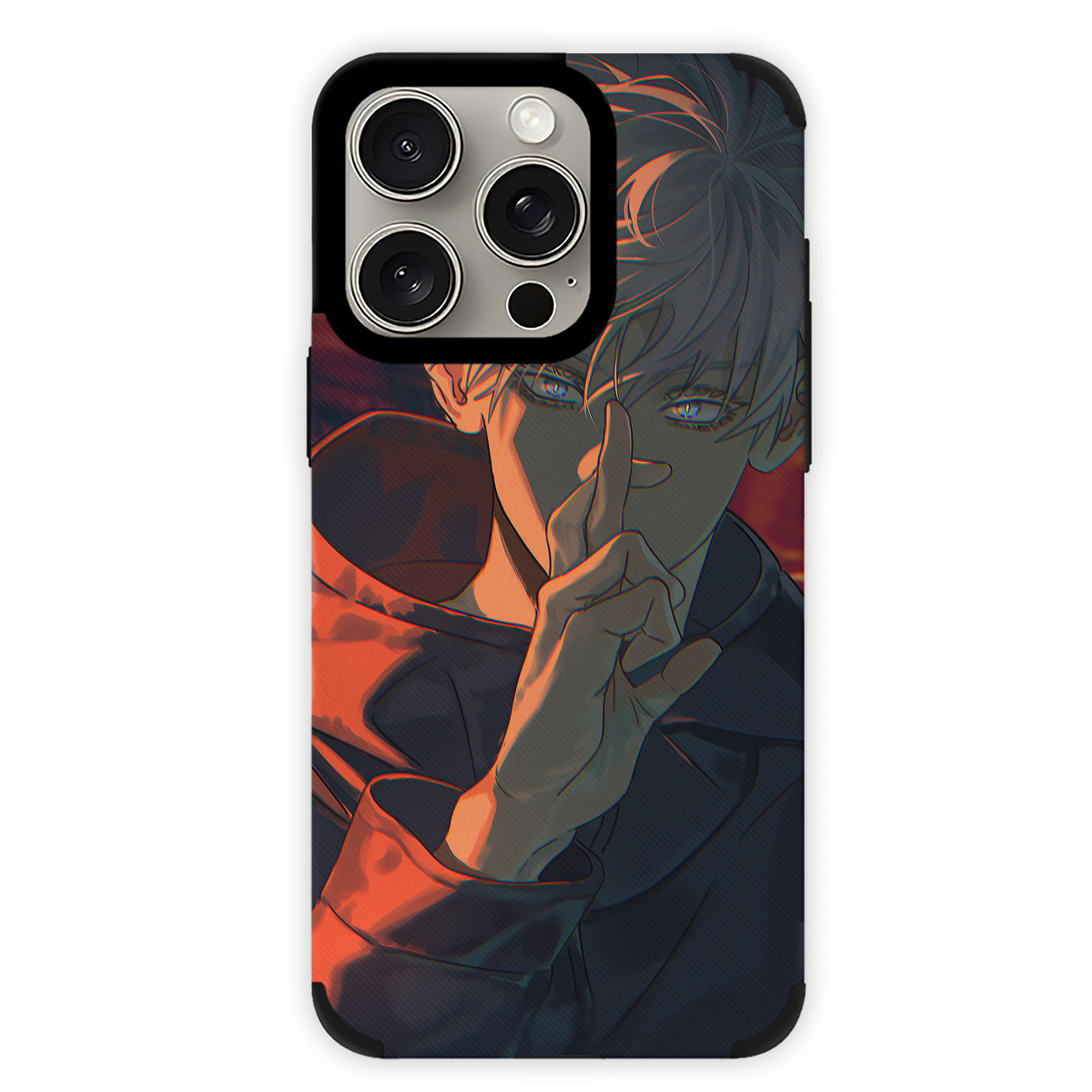 （画像用） 呪術廻戦 Jujutsu Kaisen 【iPhone15ProMax対応】 PUレザー スマホケース 耐衝撃＆黄変防止