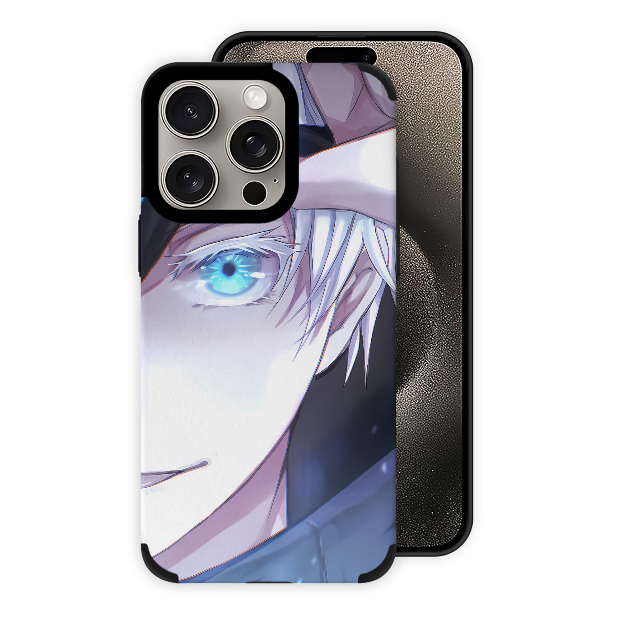 （画像用） 呪術廻戦 Jujutsu Kaisen 【iPhone15ProMax対応】 PUレザー スマホケース 耐衝撃＆黄変防止