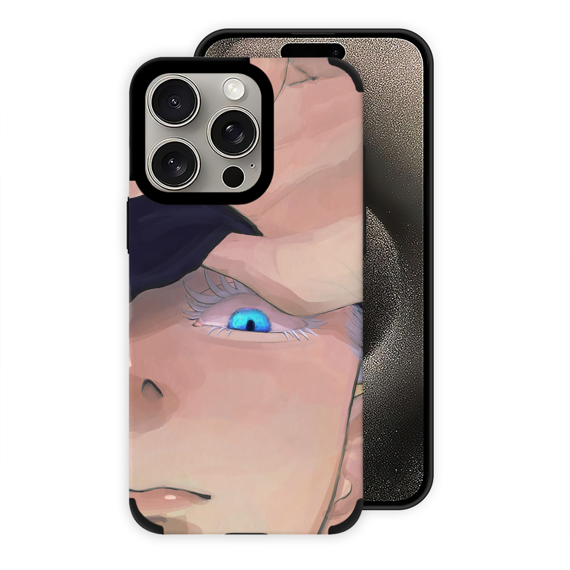 （画像用） 呪術廻戦 Jujutsu Kaisen 【iPhone15ProMax対応】 PUレザー スマホケース 耐衝撃＆黄変防止