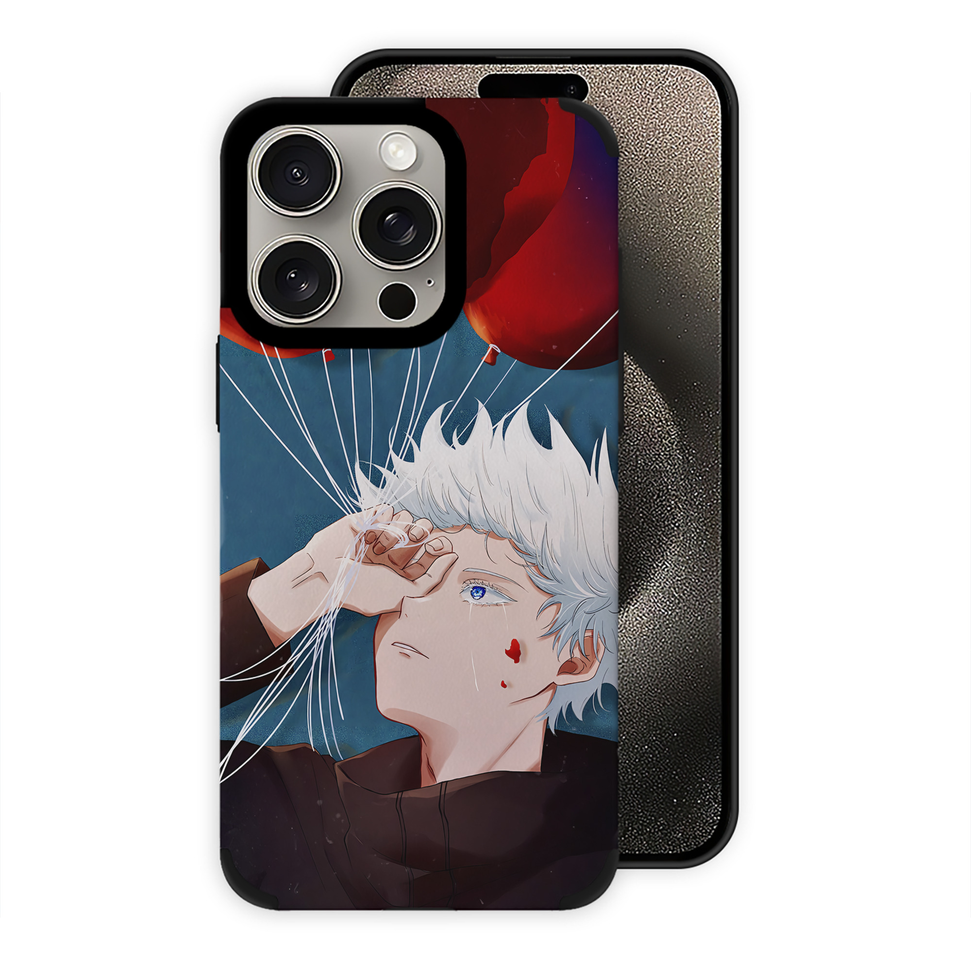 （画像用） 呪術廻戦 Jujutsu Kaisen 【iPhone15ProMax対応】 PUレザー スマホケース 耐衝撃＆黄変防止