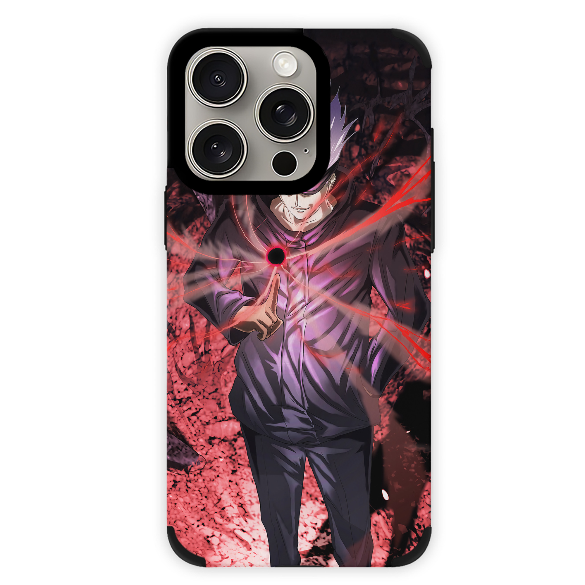 （画像用） 呪術廻戦 Jujutsu Kaisen 【iPhone15ProMax対応】 PUレザー スマホケース 耐衝撃＆黄変防止