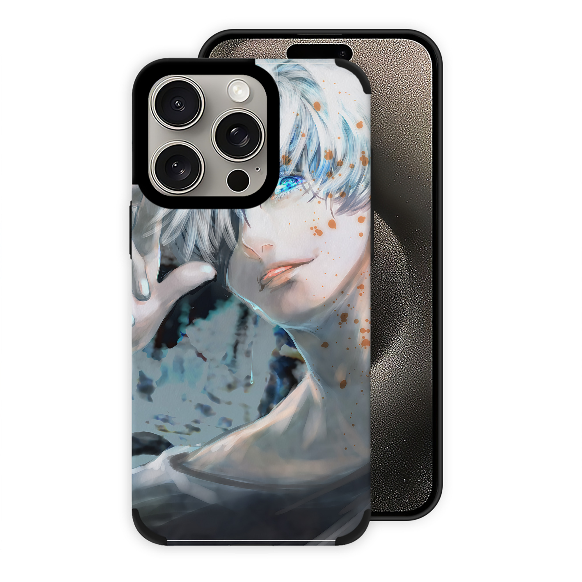 （画像用） 呪術廻戦 Jujutsu Kaisen 【iPhone15ProMax対応】 PUレザー スマホケース 耐衝撃＆黄変防止