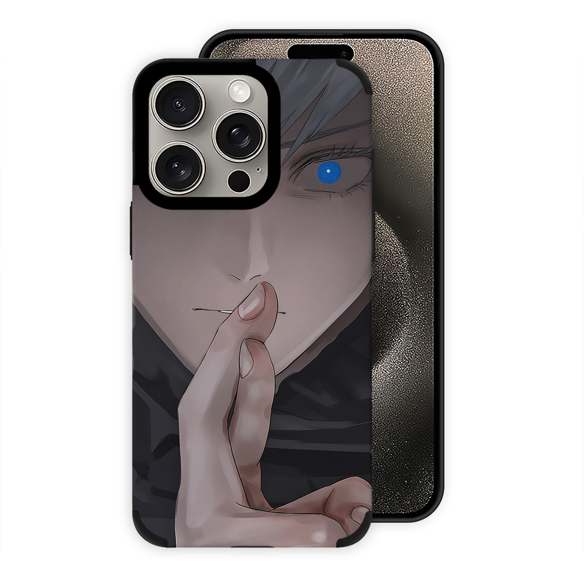 （画像用） 呪術廻戦 Jujutsu Kaisen 【iPhone15ProMax対応】 PUレザー スマホケース 耐衝撃＆黄変防止