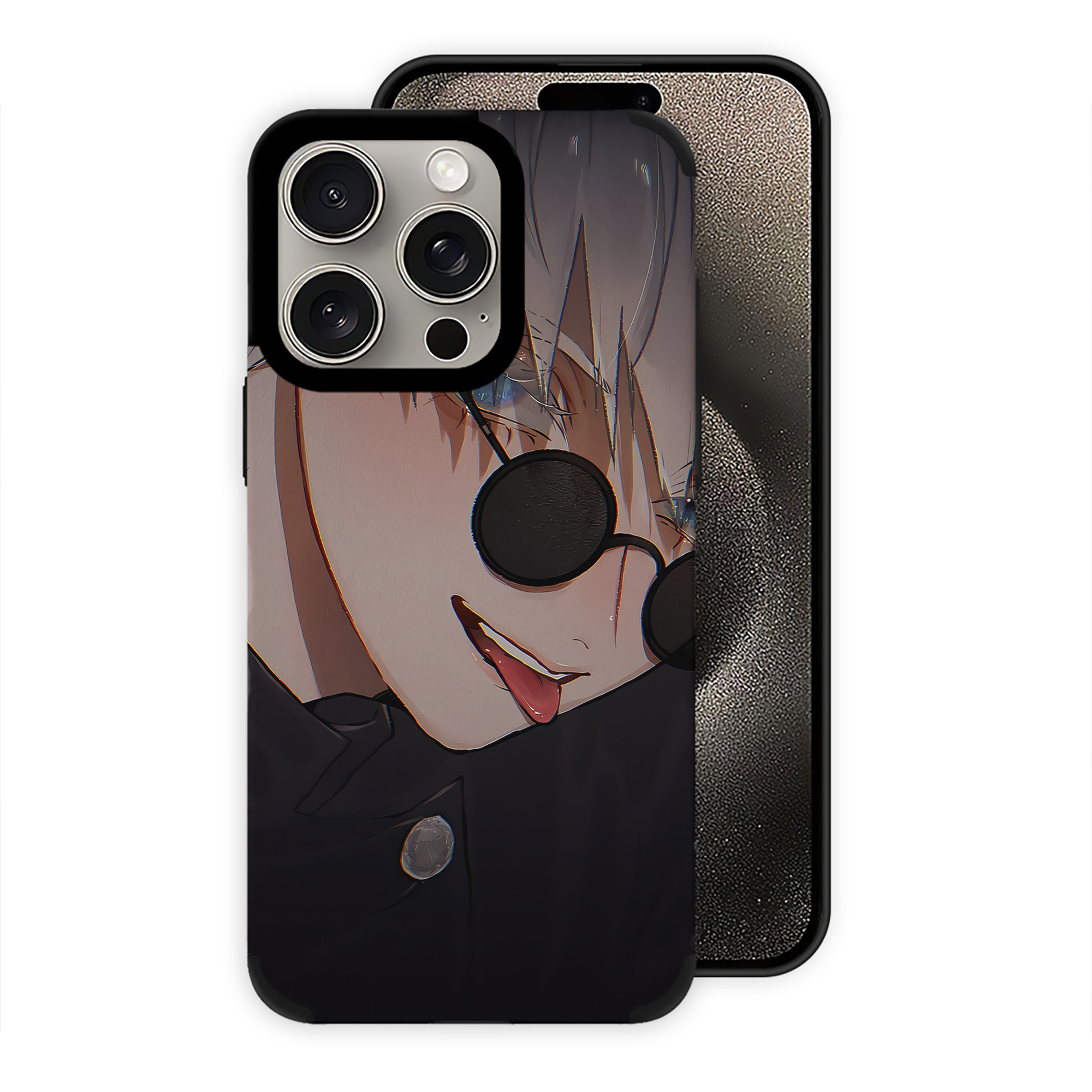 （画像用） 呪術廻戦 Jujutsu Kaisen 【iPhone15ProMax対応】 PUレザー スマホケース 耐衝撃＆黄変防止
