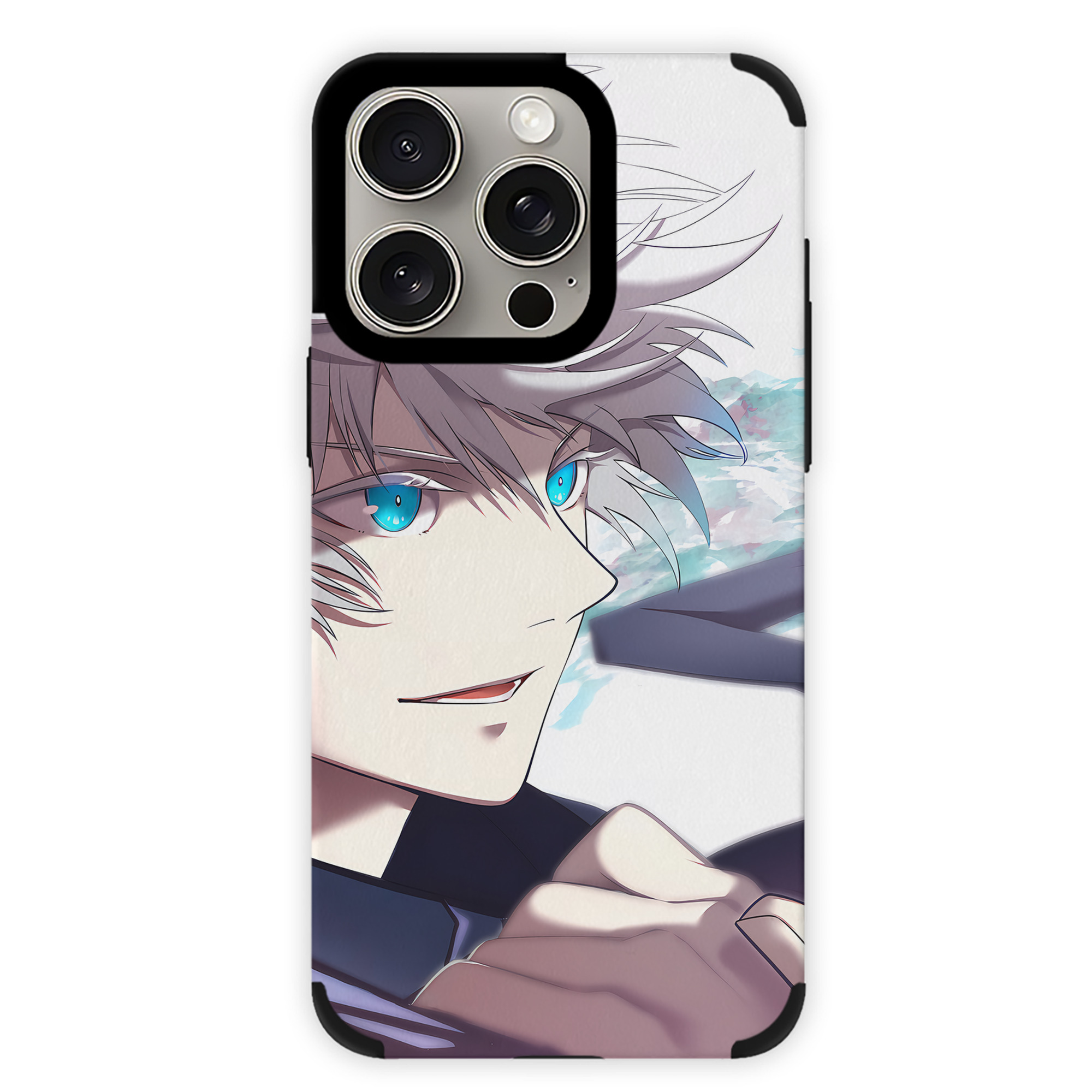 （画像用） 呪術廻戦 Jujutsu Kaisen 【iPhone15ProMax対応】 PUレザー スマホケース 耐衝撃＆黄変防止