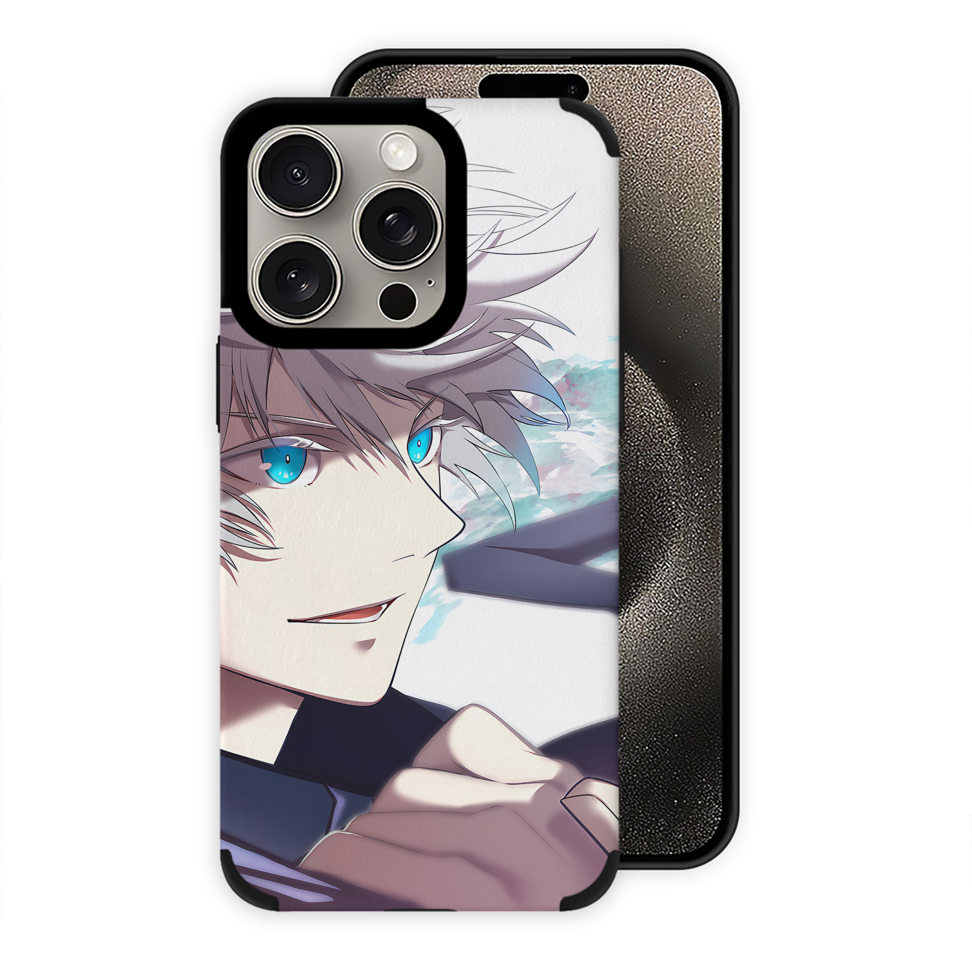 （画像用） 呪術廻戦 Jujutsu Kaisen 【iPhone15ProMax対応】 PUレザー スマホケース 耐衝撃＆黄変防止