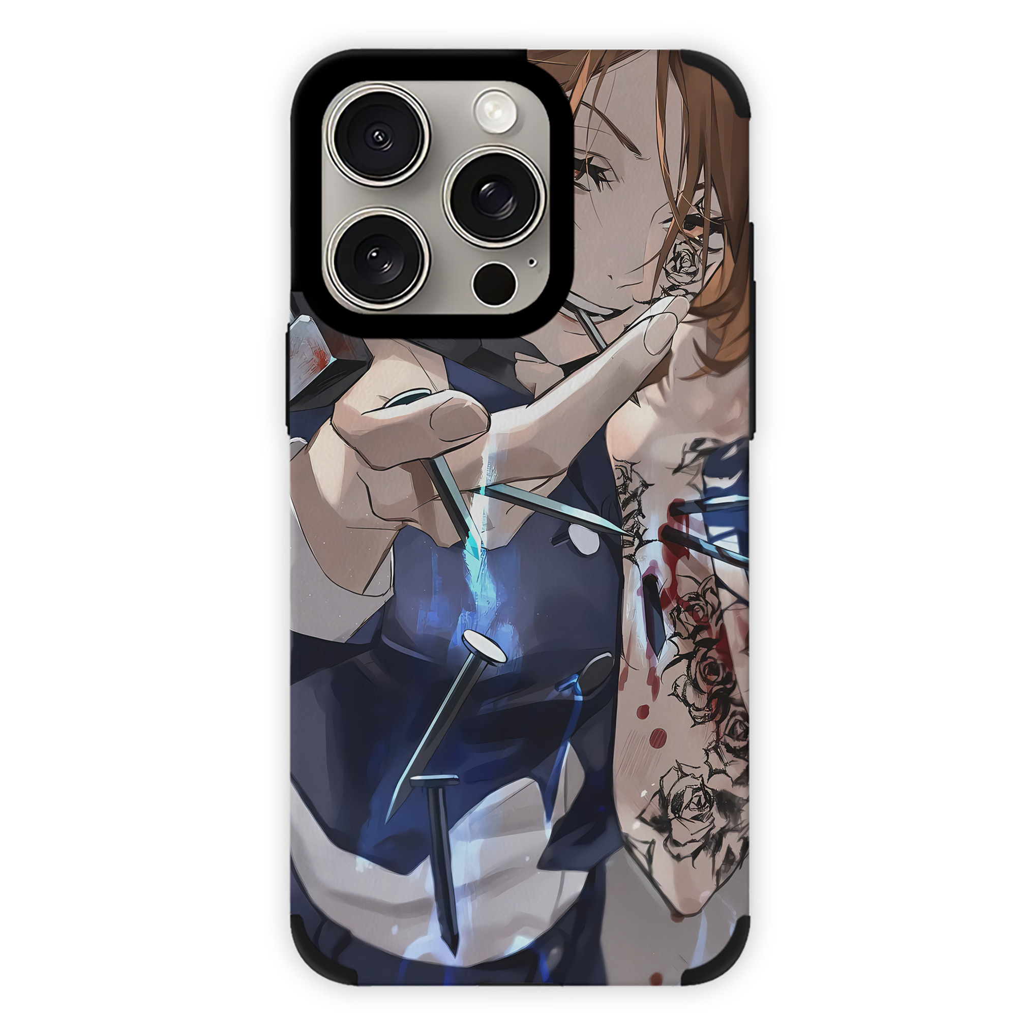 （画像用） 呪術廻戦 Jujutsu Kaisen 【iPhone15ProMax対応】 PUレザー スマホケース 耐衝撃＆黄変防止