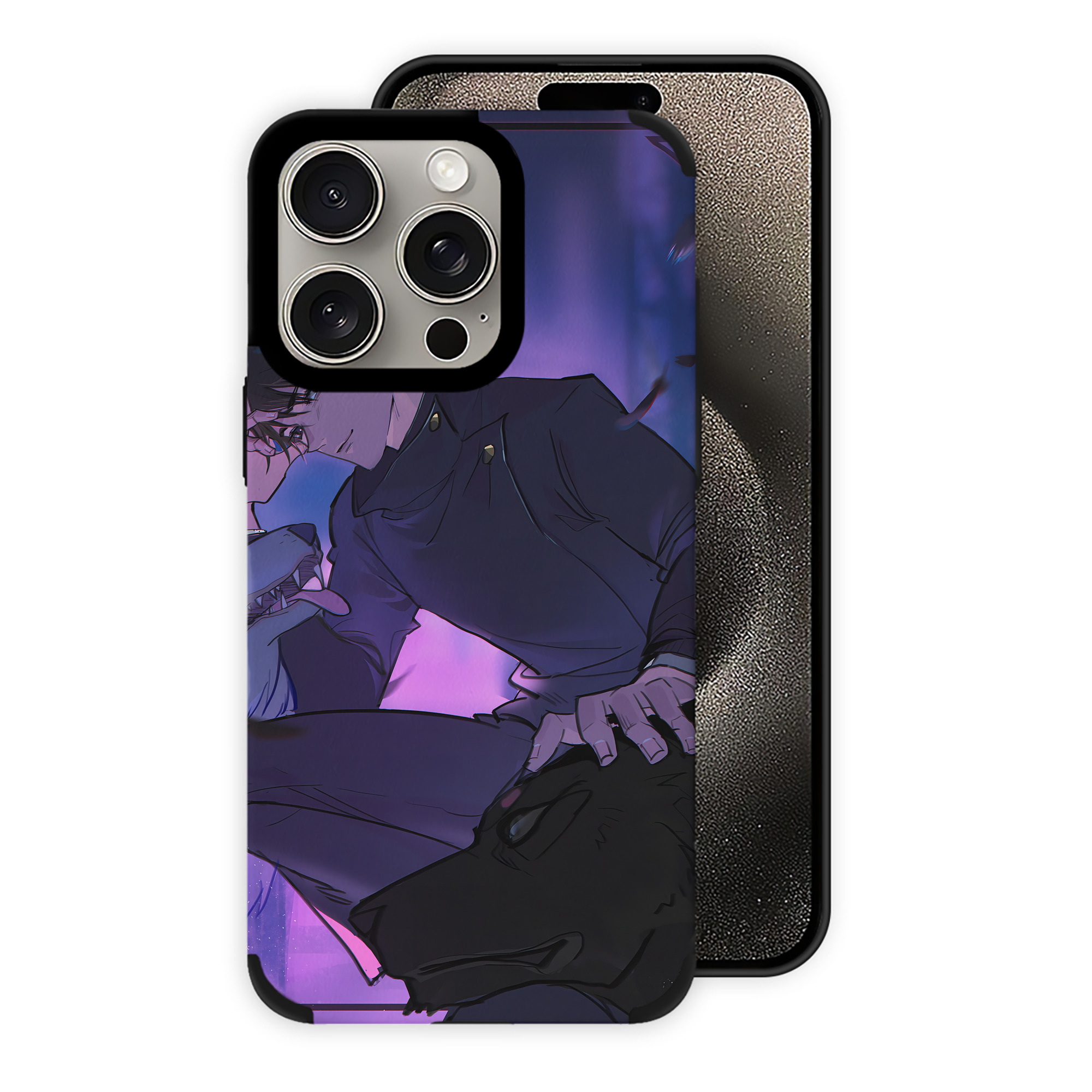 （画像用） 呪術廻戦 Jujutsu Kaisen 【iPhone15ProMax対応】 PUレザー スマホケース 耐衝撃＆黄変防止