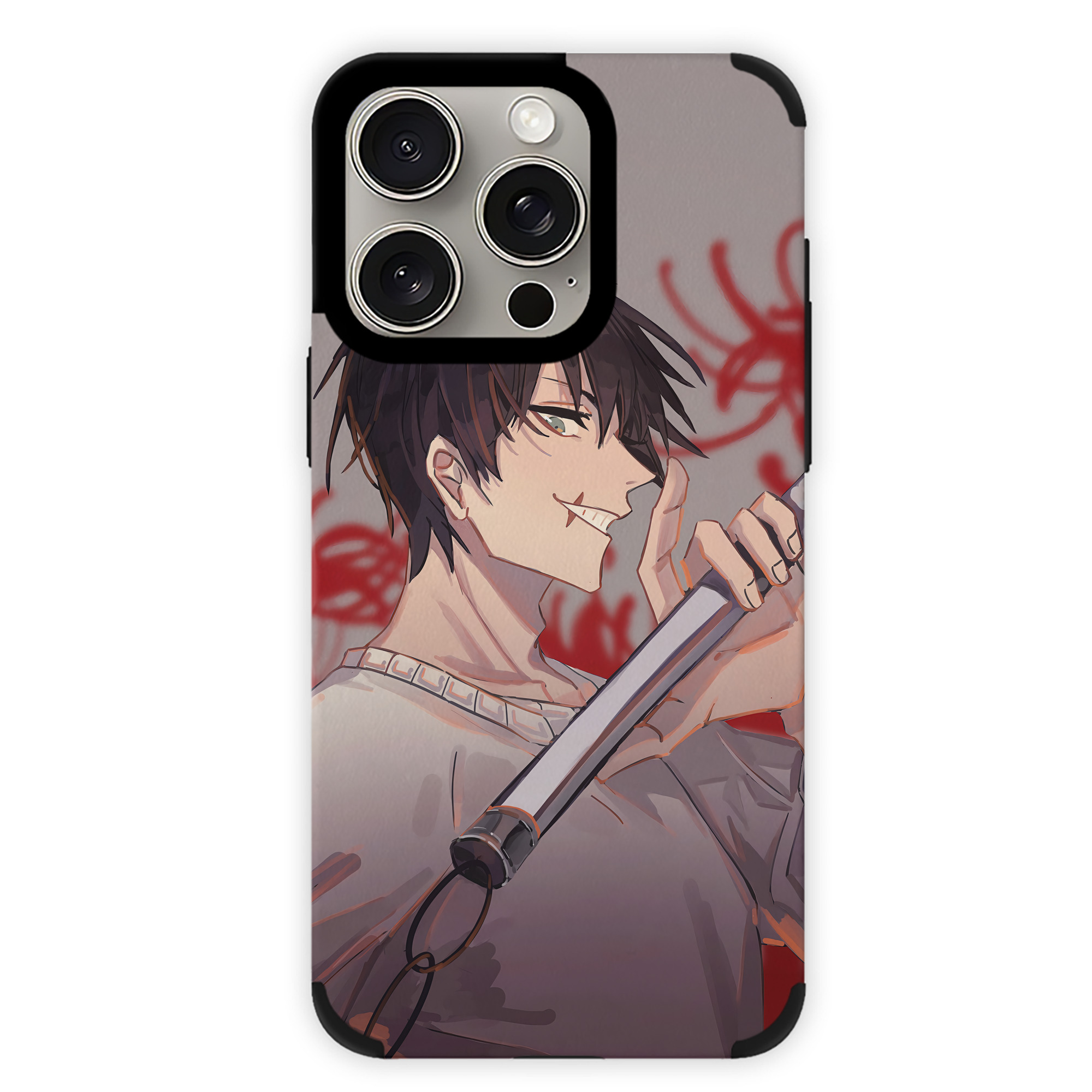 （画像用） 呪術廻戦 Jujutsu Kaisen 【iPhone15ProMax対応】 PUレザー スマホケース 耐衝撃＆黄変防止