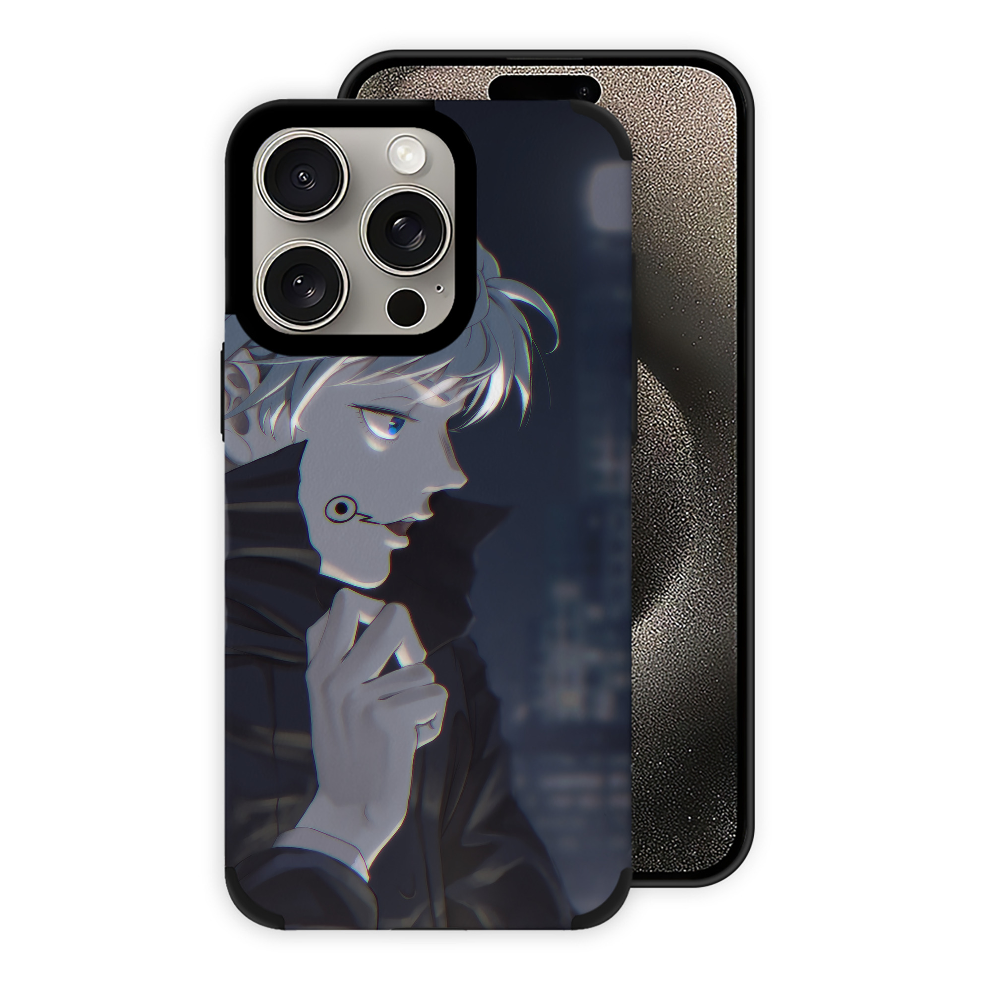 （画像用） 呪術廻戦 Jujutsu Kaisen 【iPhone15ProMax対応】 PUレザー スマホケース 耐衝撃＆黄変防止