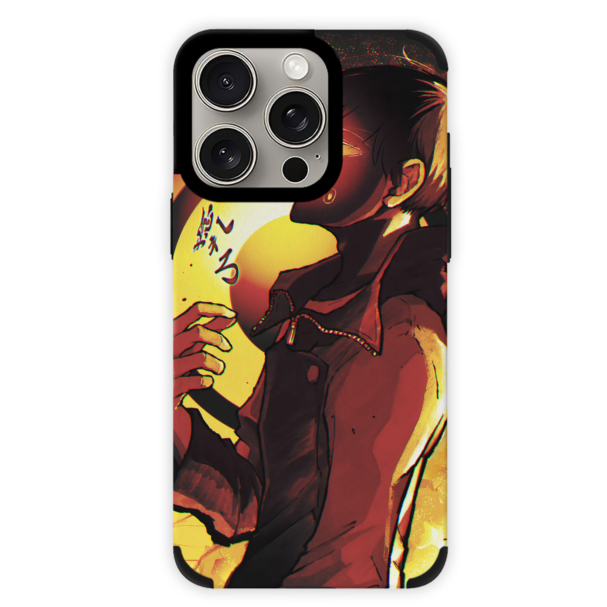 呪術廻戦 Jujutsu Kaisen 【iPhone15ProMax対応】 PUレザー スマホケース 耐衝撃＆黄変防止