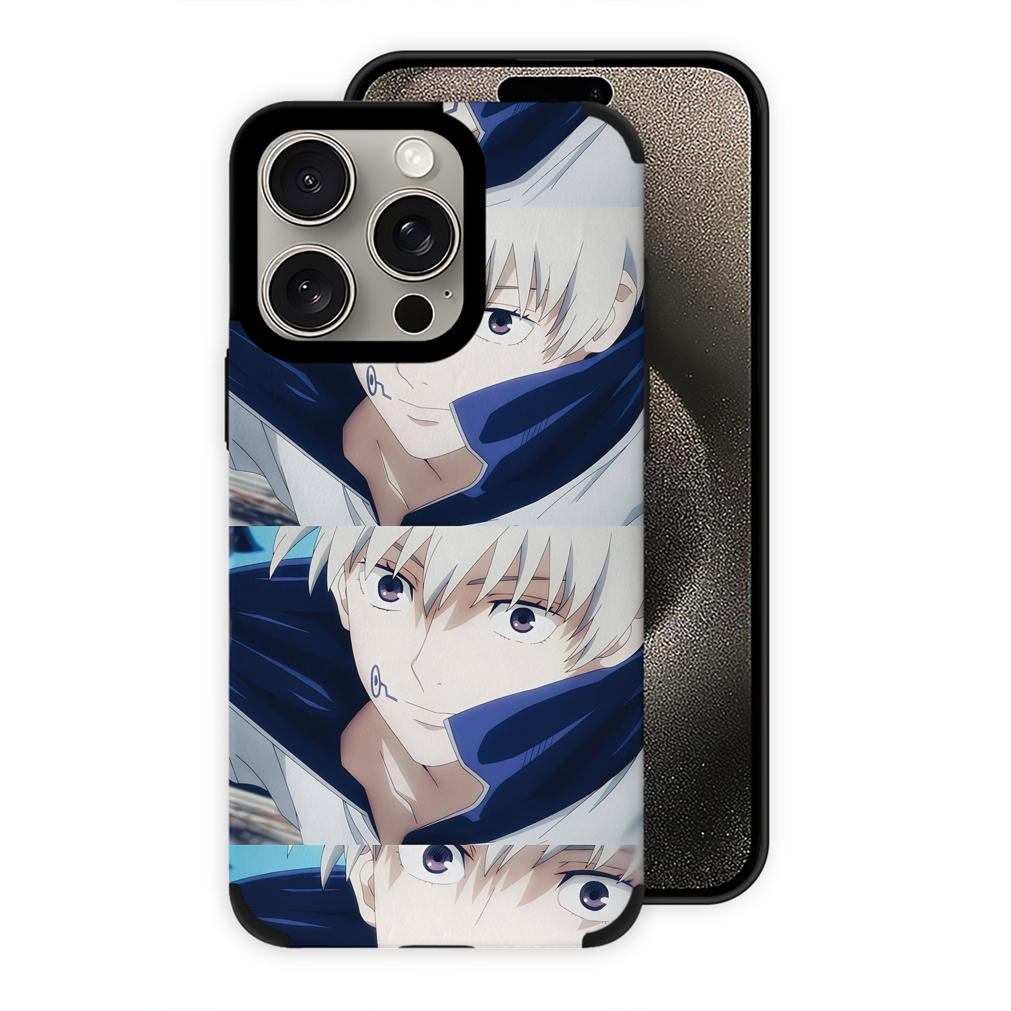 （画像用） 呪術廻戦 Jujutsu Kaisen 【iPhone15ProMax対応】 PUレザー スマホケース 耐衝撃＆黄変防止