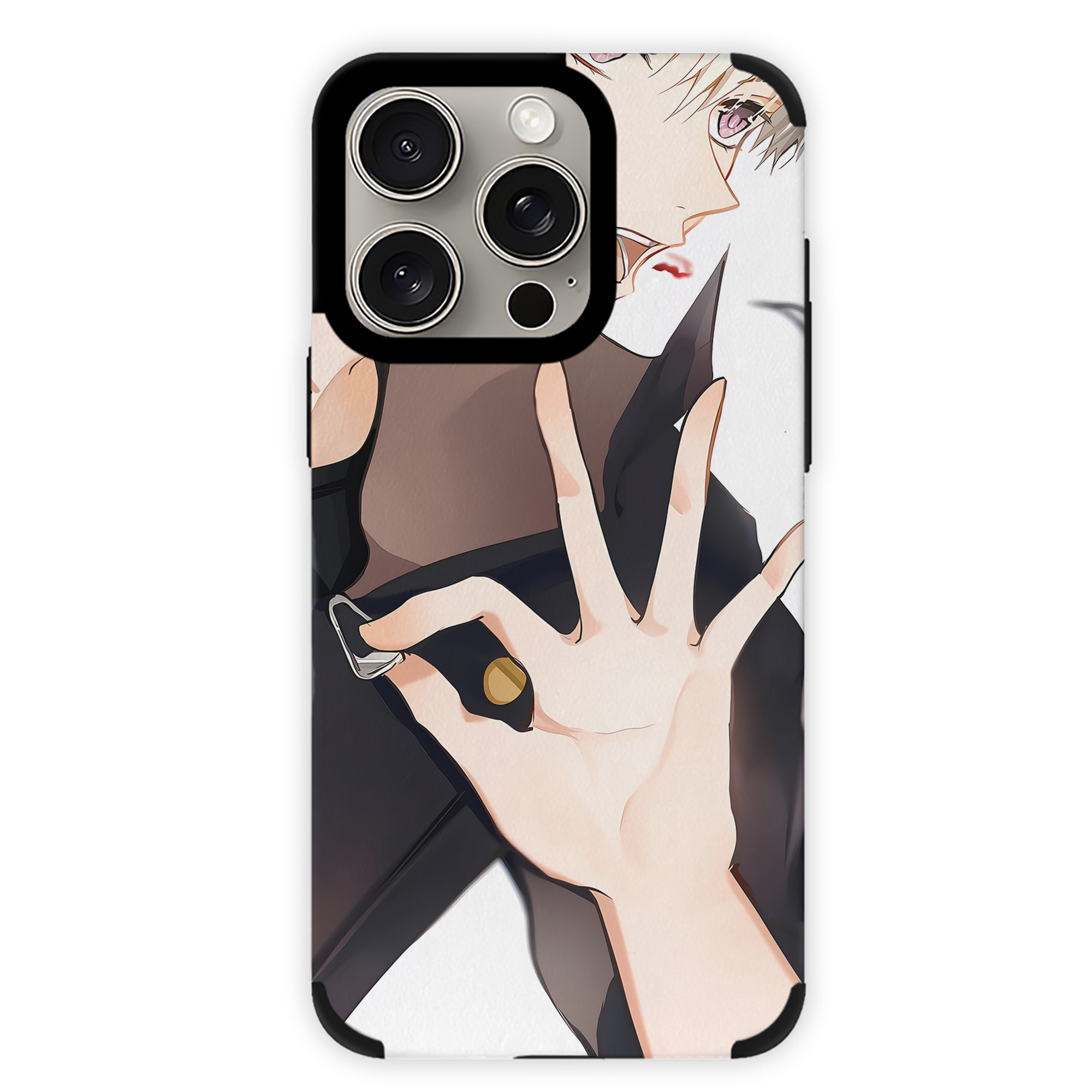呪術廻戦 Jujutsu Kaisen 【iPhone15ProMax対応】 PUレザー スマホケース 耐衝撃＆黄変防止