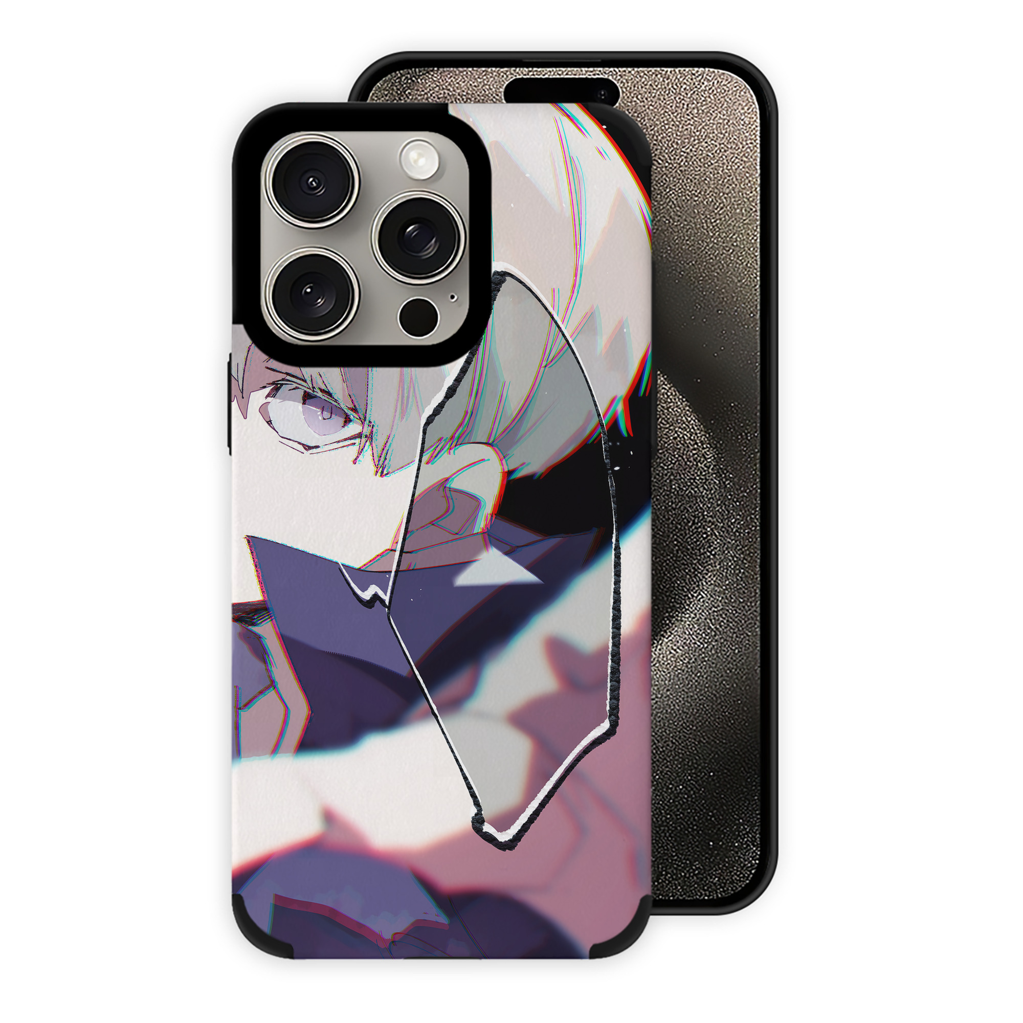 （画像用） 呪術廻戦 Jujutsu Kaisen 【iPhone15ProMax対応】 PUレザー スマホケース 耐衝撃＆黄変防止