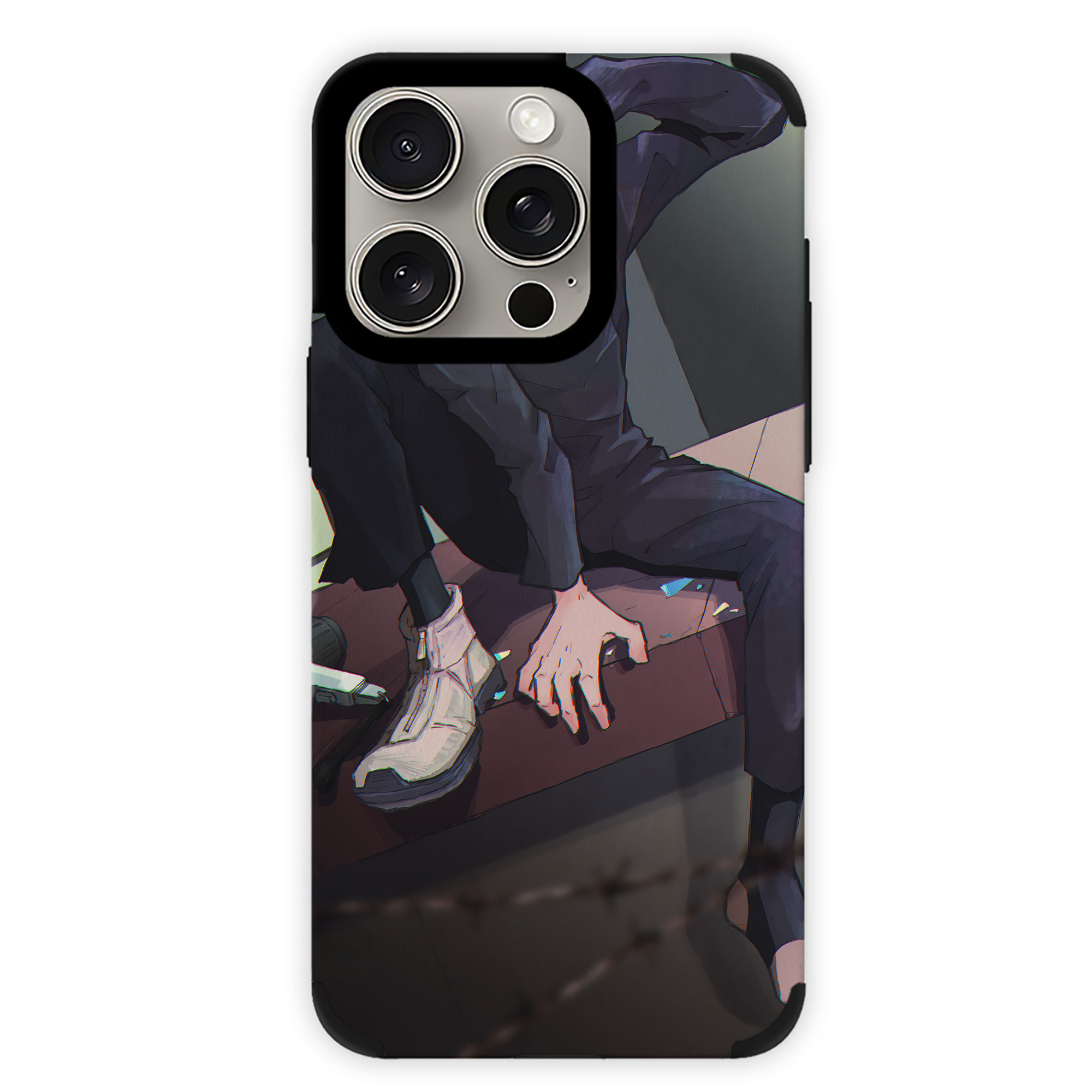 （画像用） 呪術廻戦 Jujutsu Kaisen 【iPhone15ProMax対応】 PUレザー スマホケース 耐衝撃＆黄変防止