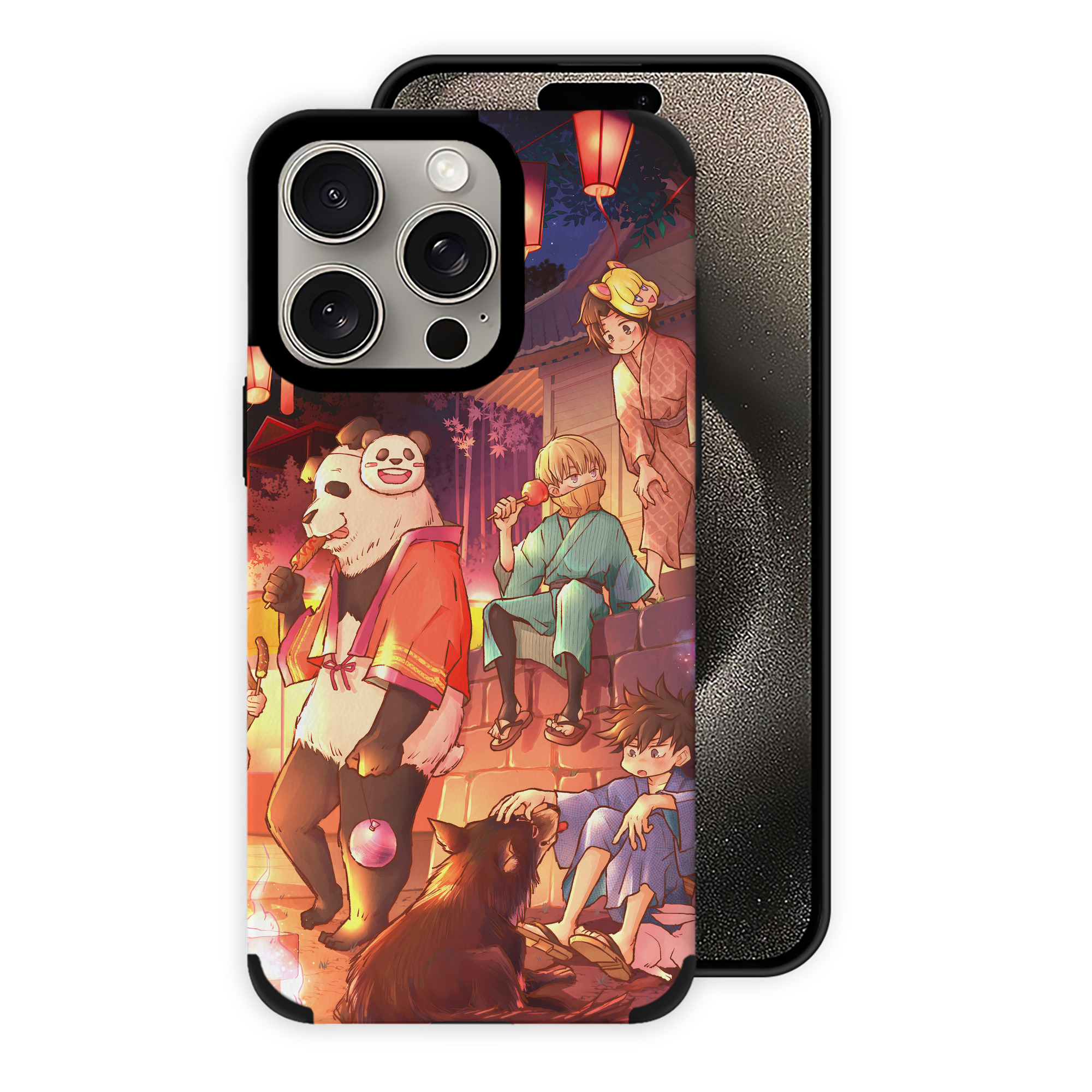 （画像用） 呪術廻戦 Jujutsu Kaisen 【iPhone15ProMax対応】 PUレザー スマホケース 耐衝撃＆黄変防止