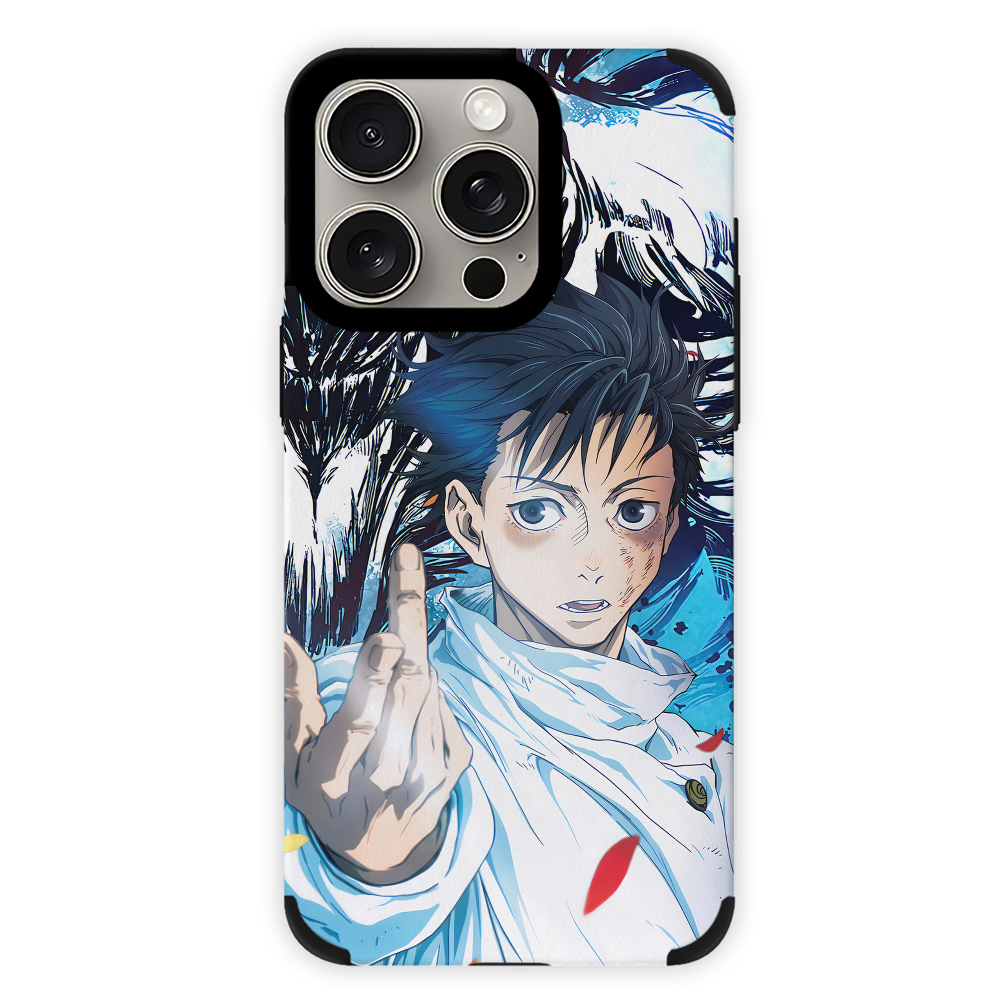 （画像用） 呪術廻戦 Jujutsu Kaisen 【iPhone15ProMax対応】 PUレザー スマホケース 耐衝撃＆黄変防止