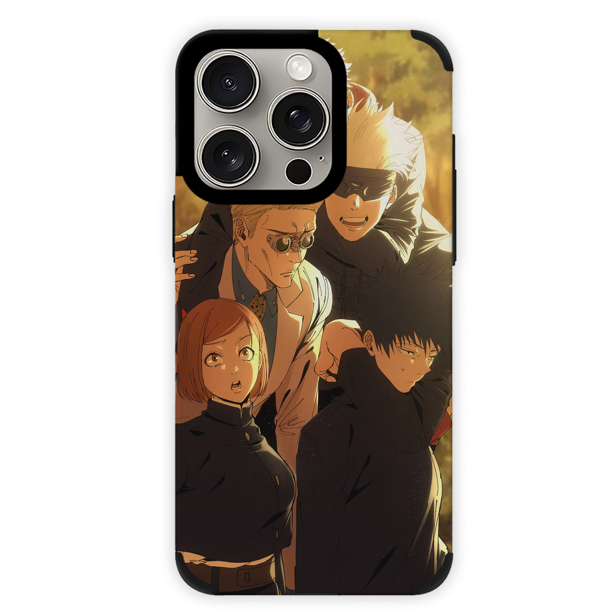（画像用） 呪術廻戦 Jujutsu Kaisen 【iPhone15ProMax対応】 PUレザー スマホケース 耐衝撃＆黄変防止