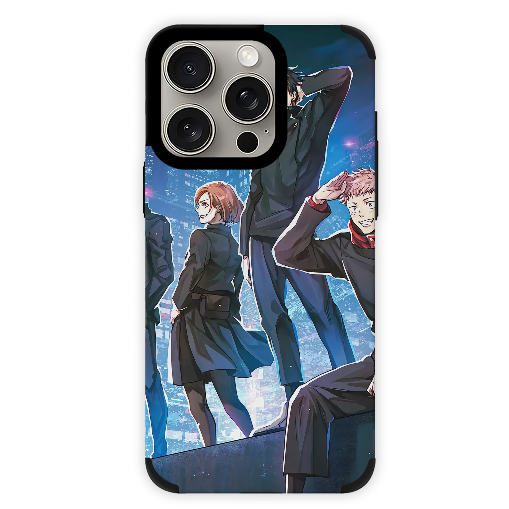 （画像用） 呪術廻戦 Jujutsu Kaisen 【iPhone15ProMax対応】 PUレザー スマホケース 耐衝撃＆黄変防止